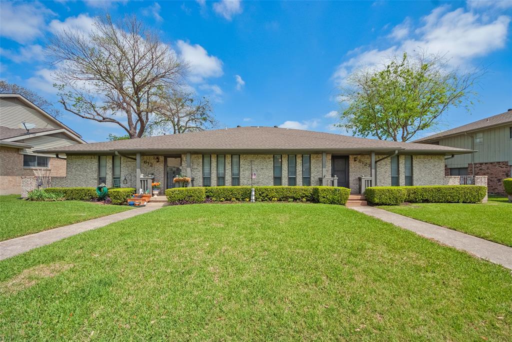Fabulous Half Duplex in the Lakewood Area has 3 bedrooms, 2.5 bathrooms, 2 living areas, 2 dining areas, 1,895sf, a covered back patio, full-size utility closet and a 2-car attached garage! Front formal living and dining rooms have hardwood floors and plaster crown moldings. Galley kitchen has granite counters, hardwood floors and double ovens! Kitchen opens to both front and back living areas. The spacious den has hardwood floors, a cozy fireplace with gas logs, a built-in desk, and opens to a private covered patio and garage! Primary bedroom suite includes a private bathroom with new tile floor and 2 separate vanities and walk-in closets! The 2nd & 3rd bedrooms also have walk-in closets and share a Jack-and-Jill bathroom! The powder bath, utility closet and 2 extra closets are located in the hallway. Extras include: granite counters in the kitchen and bathrooms, radiant barrier and updated insulation in the attic, fresh paint and carpet, plaster crown molding, pier and beam foundation, no HOA, new roof in 2020, and a sprinkler system! Conveniently located to many shops and restaurants around White Rock Lake, Greenville Avenue, SMU, Downtown and Uptown!