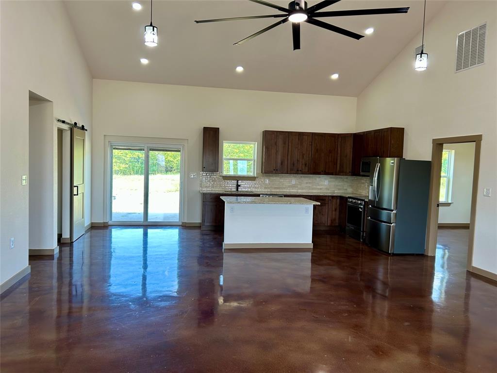 Brand new barndominium on 10 Acres - your dream country retreat!  Looking for a blend of modern charm and rustic character? Discover this stunning 4-bedroom, 2-bath barndominium on 10 beautiful acres. Enjoy the unique lifestyle offered by this special property—a quiet haven that combines the comforts of modern design with rural living.  Wake up each morning with amazing sunrise views and end your day with the gentle sights and sounds of wildlife.  This exceptional home was designed and built by RK Central Construction, a highly respected local builder renowned for their expertise in custom-built country homes.  The property features 4 spacious bedrooms—ideal for families, guests or a home office, 2 stylish bathrooms with contemporary finishes, an open-concept living area flooded with natural light, a modern kitchen, large attached garage or workshop, scenic acreage with gorgeous views, a seasonal wet-weather creek, and exceptional hunting.

Don’t Wait!  Contact us today to schedule a private tour or to discuss additional custom designs from this well-respected builder. Whether you’re searching for the perfect move-in-ready home or exploring a personalized build, we’re here to help you take the next step.