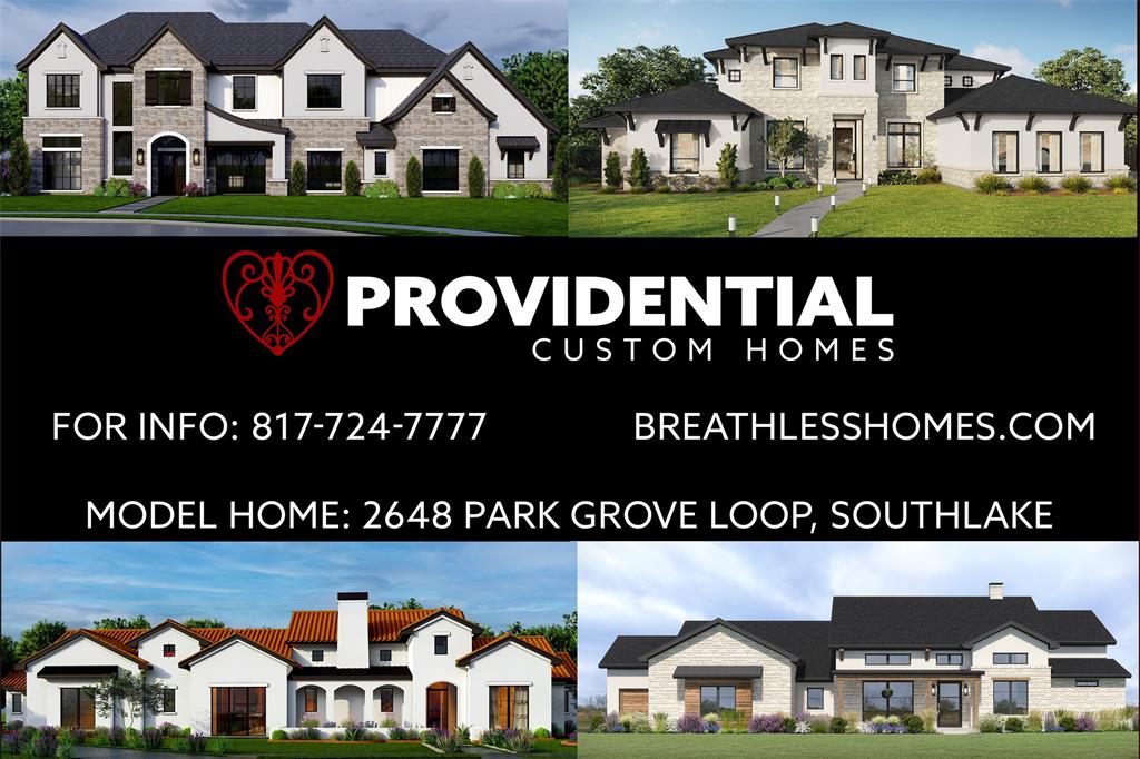 Lot for sale for exclusive Build to Suit with Providential Custom Homes.