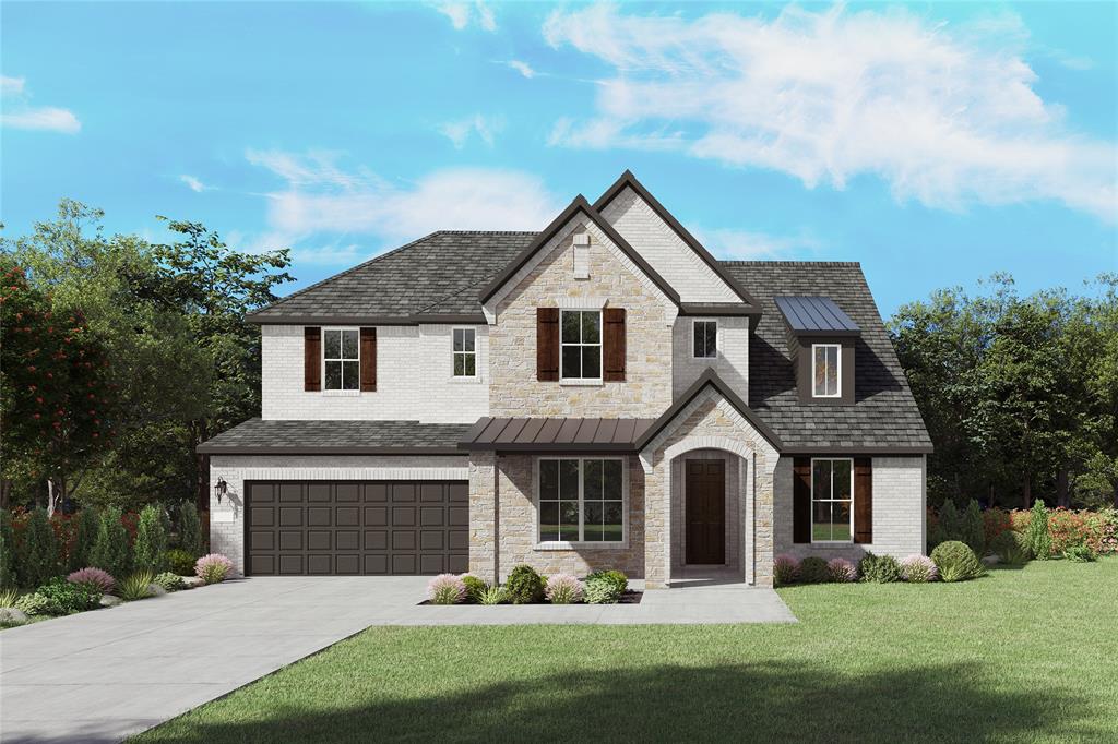 NEW CONSTRUCTION: Beautiful two-story home available at Wellington in Fort Worth. The Ferris Plan, spanning 3,731 sf.  4 BR + 3BA +2 Powder rooms. Soaring Ceiling at Entry + Open floorplan layout perfect for entertaining and creating a connected home environment + High-end kitchen with premium finishes and upgraded stainless steel appliances + Expansive gathering room bathed in natural sunlight + Inviting Game Room perfect for additional entertaining + Owner's suite bath with a luxurious walk-in shower + Sleek LVP Flooring + Stylish quartz countertops. A wonderful home for a growing family or for those who enjoy entertaining. Available for move-in July 2026!