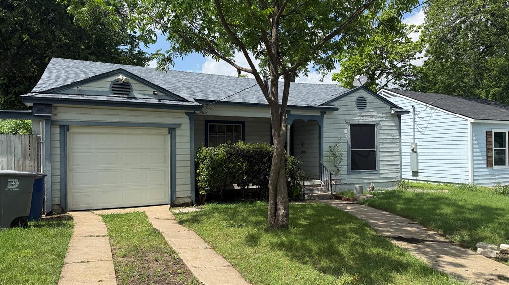Charming 3-bedroom cottage in the established Easterview neighborhood, offering classic 1948 character and a home that is in pretty good shape overall. This cozy property features inviting archways, hardwood flooring, a functional kitchen with a built-in gas range, a dedicated laundry room, and a versatile room above the garage—ideal for storage, hobby space, or potential third bedroom. The large, level backyard provides plenty of room to enjoy outdoor living, complemented by mature trees and a covered front porch.  The home includes a 1-car attached garage and additional on-street or open parking. Interior highlights include decorative lighting, built-ins, ceiling fans, and available high-speed internet and cable. Situated on a quiet interior lot with convenient access to major roads, schools, and neighborhood amenities. Seller will make no repairs. The home is being sold as-is.  Seller will not turn on utilities for inspections.  Agent must be present for all showings; please refer to the Open House schedule for available times. Buyer and buyer’s agent to verify all information including measurements, schools, zoning, and property condition.