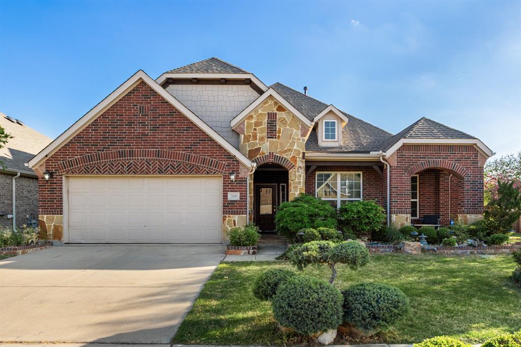 Upon entering the property, you are welcomed by a beautifully landscaped front yard featuring stunning Japanese maples and mature trees that create an inviting first impression.  This thoughtfully designed 1.5-story home offers exceptional space and comfort, with generously sized rooms throughout the first floor. As you step into the foyer, you’ll find an oversized office to the right—perfect for working from home or easily convertible into an additional bedroom. A convenient workstation near the kitchen adds extra functionality. Continuing down the hallway, you’ll discover two additional spacious bedrooms, along with a staircase leading to a large upstairs game room—ideal for entertainment or relaxation.  
At the rear of the home, the formal dining area flows seamlessly into the family room and an open-concept kitchen, complete with a cozy breakfast nook. The kitchen also features a large walk-in pantry conveniently located next to the workstation, offering both practicality and ample storage.
Step outside from the breakfast nook into an enclosed covered patio with a mini outdoor kitchen—perfect for hosting gatherings year-round. The backyard extends your living space even further, featuring an additional covered patio, a beautifully maintained garden with a variety of fruit trees, and a storage shed for all your outdoor needs. This home truly offers the perfect blend of space, flexibility, and indoor-outdoor living—ideal for both everyday comfort and entertaining. Brand New Roof Replaced 12.30.2025