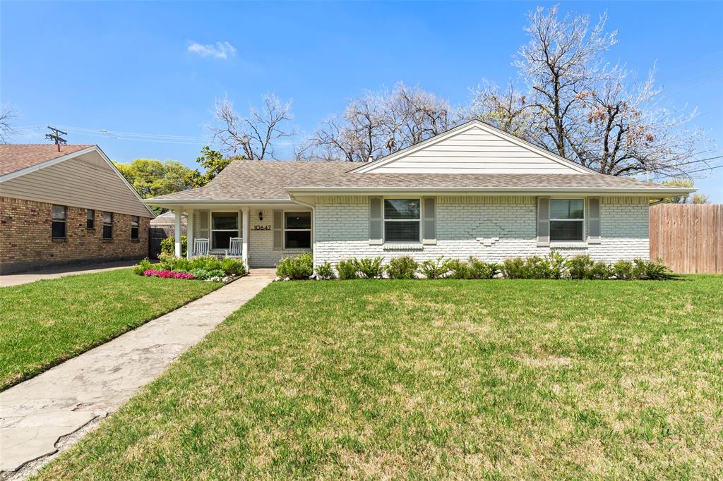 Welcome to this beautifully updated home nestled in a quiet, established Dallas neighborhood, where charm, comfort, and modern upgrades come together seamlessly. From the moment you arrive, you’ll appreciate the inviting curb appeal, mature trees, and welcoming front porch—perfect for morning coffee or evening relaxation. Step inside to discover a thoughtfully refreshed interior featuring all new flooring and a light, airy color palette that enhances the home’s open and functional layout. The spacious living area centers around a sleek, modern fireplace and flows effortlessly into the fully renovated kitchen. The kitchen is a true standout, showcasing crisp white cabinetry, updated countertops, stainless steel appliances, a stylish backsplash, and a large island with seating. The adjacent dining area is filled with natural light and offers a warm, inviting space for gatherings. The primary suite provides a peaceful retreat with an updated ensuite bathroom, while additional bedrooms are well-sized and versatile—perfect for guests, a home office, or a nursery. Major system upgrades provide peace of mind, including brand new PVC plumbing, a new HVAC system, and a new water heater, along with new irrigation to keep the yard looking its best year-round! Step outside to a spacious backyard designed for both relaxation and play, complete with a brand new Trex composite deck—offering a premium, low-maintenance outdoor living space that never requires staining or upkeep—along with plenty of green space and room for kids, pets, or future additions! Ideally located within walking distance to both the elementary and middle schools, this home offers convenience for daily life while still maintaining a peaceful residential feel. With its extensive updates, functional layout, and prime location, this is a rare opportunity you won’t want to miss!