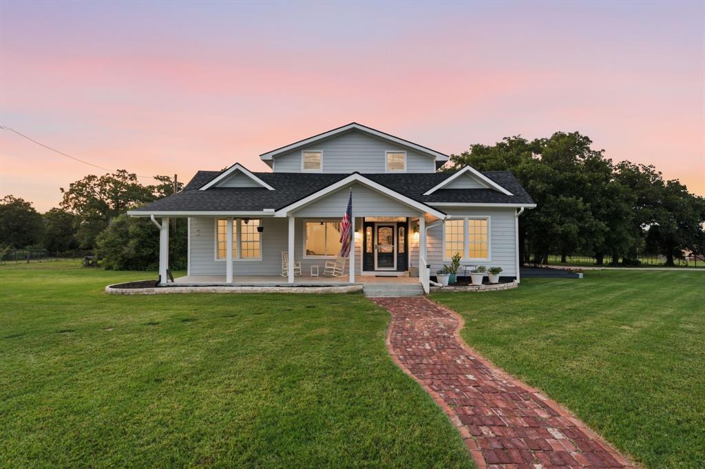 Dream properties like this, that offer the perfect country lifestyle, rarely come to market so do not miss your chance at this incredible opportunity to own a slice of Texas heaven! ~17.45 acres with a with a beautifully renovated 1918 4-bedroom, 3-bathroom farmhouse is like something you would see in a movie! With the roof & HVAC being replaced in 2025, a thriving garden with raised beds, 34' x 40' livestock barn with hay loft, cross fencing, stocked pond, gorgeous trees, water well, ~8 acres of pasture, 30x40 shop, two horse stalls, electric entry gate and new deck in 2026, this property checks all the boxes! You get all of this all of this for under a million dollars & are just 20 minutes from Weatherford, Granbury and Stephenville & less than an hour from Fort Worth! This property is fully fenced on the perimeter with pipe fencing and barbed wire. Ideal for cattle, horses, and other livestock, creating the ideal setting for a homestead, hobby farm ranchette or weekend retreat. Additional features include 40' x 20' overhang, spray foam insulation in the attic & under wood floors, shiplap, stainless appliances, hard wood floors, subway tile, granite, and breath taking views from the front porch! Easy access to I-20 and Santo ISD complete the package!