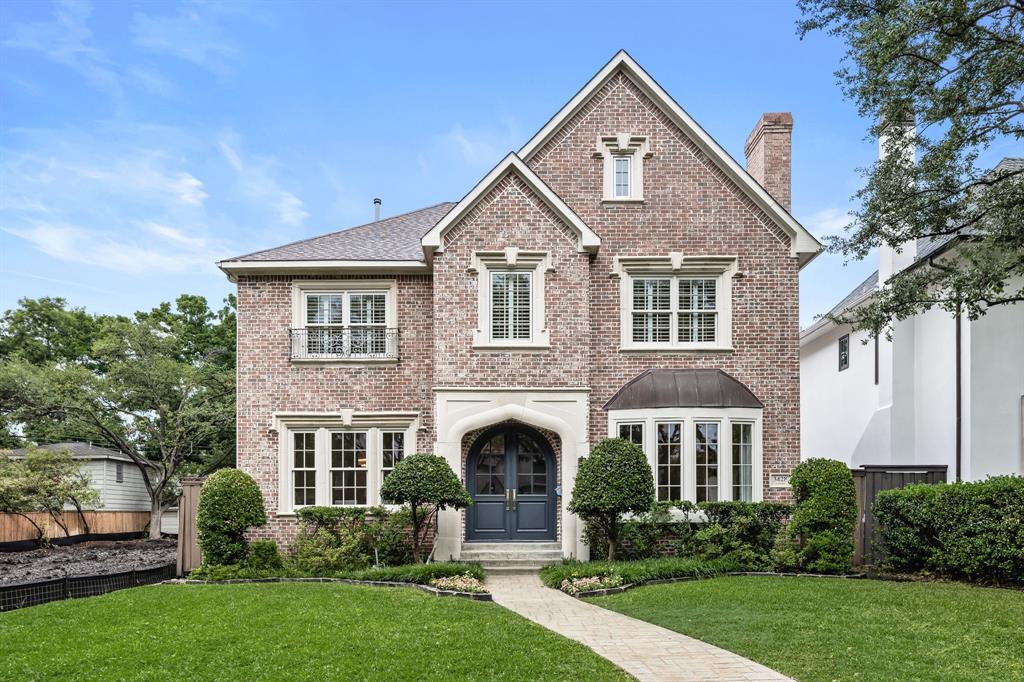 • Located steps from University Park Elementary School, UP parks, swimming pool and shopping
• Center hall plan leads you past updated formals with designer finishes, recently refreshed
• 2023 kitchen remodel includes ss appliances, gas range, wine closet, oversized marble waterfall island that overlooks the great room
• Sophisticated wet bar, with gorgeous marble & designer wallpaper
• Second floor:  4 generous sized bedrooms and closets
• Second staircase takes guests to game room with vaulted ceiling and private office
• Primary suite has spacious bathroom, refreshed in 2018, with separate marble vanities and custom walk-in closet
• Third floor:  5th bedroom with full bath.  Would make a perfect guest suite or additional game room
• French doors in Great Room open to an outdoor living room, grill, with phantom screens, overlooking refreshing pool & spa
Please open document link for more details on specific designer updates!