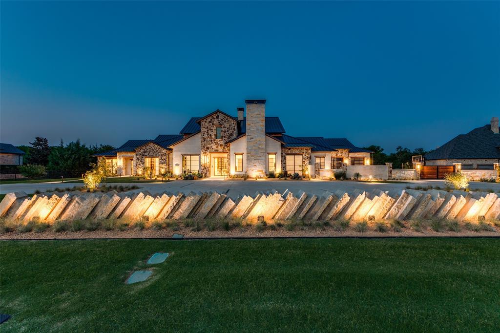 One of a kind home. State of the art custom built house in the secluded gated neighborhood of whispering farms. Over 10,000 sqft, 6 Bedrooms two of them can function as masters. 19ft ceilings, Two Kitchens one for primary and the other functions as a service kitchen for events. Custom tile, imported countertops, wine tasting room with custom wine glass shelves, dedicated kids game room and dedicated adult game room. Infinity edge pool and spa that overlooks 1.9+ acres. Property backs up to private creek lot, with 8 car garage, private garage gate, front and side car parking in addtion to garages. State of the art gym and secondary exercise room off master closet. Huge walk in closets,  Steam showers, outdoor shower, putting green, generator, built in sports car lift, state of the art appliances, custom range, electric window treatments, custom light system, outdoor and indoor audio speakers for home, custom outdoor grill and bbq setup, state of the art media room...and much more!
