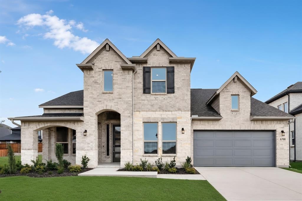What's Special: Dedicated Study, Game Room and Media Room, Two Bedrooms Down, Tub in Primary Bathroom. New Construction - Ready Now! Built by Taylor Morrison, America's Most Trusted Homebuilder. Welcome to the Amber at 6700 Mill Creek Drive in Highland Lakes 60s! This floor plan invites you in with a graceful entry and a charming study off the foyer. The open dining space flows into a stylish kitchen with a generous island—perfect for gatherings—while the sunlit great room invites cozy moments. Your primary suite is a serene retreat with dual vanities, a walk-in shower, and a soaking tub for ultimate relaxation. A convenient laundry connects to the suite, and a guest bedroom with full bath completes the first floor. Upstairs, two bedrooms share a bath alongside a media and game room designed for fun. Your new home in McKinney offers the best of both worlds: peaceful outdoor living and modern comfort. Spend weekends by the pool, explore scenic trails, or enjoy the fitness center—all with no MUD or PID taxes. Zoned for Prosper ISD, this community is where families thrive. Additional Highlights Include: Media room and drop-in corner tub at primary bath. MLS#21129694