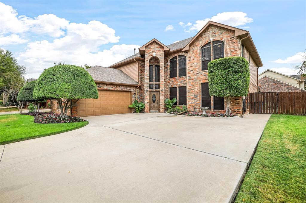 Just in time for the Holidays! This two story stunner is nestled in the highly desirable Indian Oaks Neighborhood. This property sits on an oversized lot and features four spacious bedrooms with two full baths and one half. Upon entrance you will be greeted with the Sportsman's Foyer. It is the perfect place to display achievements or personal mementos. Includes a built in safe and locking picture cabinet. The home also flaunts an additional flex room that can be used as an office or fitness room. In the heart of the home is the open-concept kitchen, equipped with plenty of windows to let in natural light. Step outside to your personal backyard oasis. The black gunite pool is the perfect centerpiece of the yard that is surrounded by lush greenery and manicured landscaping. This back yard space is perfect for outdoor entertaining or simply unwinding after a long day. Minutes away from 35E and SRT Tollway. Lewisville Thrive Recreation center is within walking distance!