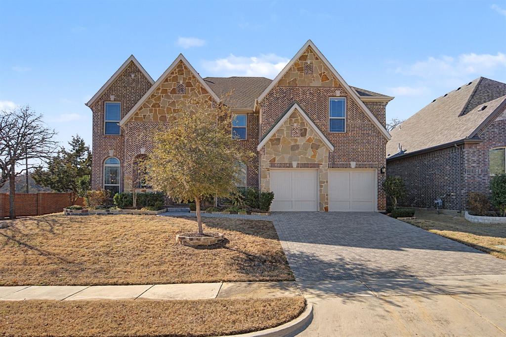 Former First Texas Homes Model in Pristine Condition & Move-In Ready! Exquisite former model home by First Texas Homes located in the highly desirable Corinth area. This thoughtfully designed plan offers 5 bedrooms, 4 bathrooms, and over 4,000 sq. ft. of beautifully appointed living space, and meticulously maintained.Step inside to spacious interiors filled with natural light and premium finishes throughout. The gourmet kitchen features oversized marble quartz island, 42 custom cabinetry, and elegant backsplash, a perfect blend of form and function. The dramatic floor to ceiling fireplace anchors the family room, complemented by an architectural curved staircase that adds distinction and style.Generous secondary bedrooms, a luxurious primary suite, and functional living spaces make this layout ideal for both everyday living and entertaining. Relax or host from the covered back patio, overlooking a roomy yard ready for outdoor enjoyment. Exceptional care shows in every corner  this home feels like new. A rare opportunity to own a former showcase home in outstanding condition!