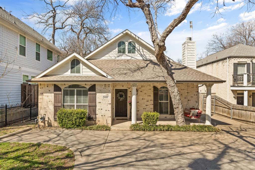 Some Dallas homes you walk into and immediately feel it. This is one of those homes.
On the edge of the Mount Auburn neighborhood of East Dallas behind an elegant iron gate, this New Orleans-inspired shotgun layout is unlike anything else on the block — or the zip code. Gleaming hardwood floors run beneath floor-to-ceiling windows that drench every room in natural light. Decorative spot lighting and elegant wall sconces set a mood that most homes simply can't replicate. Tray ceilings ornament the perspective in nearly every room. This isn't builder-grade anything. This is a home with a soul.
The kitchen is the centerpiece — stunning, island-centered, and designed for someone who craves cleanliness and convenience. From here, the energy flows exactly the way it should, and when the evening calls you outside, the spacious owner's suite opens directly onto a stone-floor rear porch overlooking a private lawn. Morning coffee. Late-night quiet. It's your space, your pace, in the big city.
Then there's the detached two-car garage — and perhaps more intriguingly — what's above it. A cavernous upstairs loft is ready to become whatever you need most, a studio, a home office, a gym, a creative hideout. With just minor upgrades, it's the kind of bonus space that changes how you live.
Now zoom out. You're across the street from Tenison Park and golf course and tennis courts. Minutes from White Rock Lake, the Dallas Arboretum, and everything that surrounds it. The walkability here isn't a marketing line — it's your daily life. Morning runs along the water. Weekend strolls through the park. An evening pace that feels nothing like the rest of Dallas.
This home is move-in ready, architecturally rare, and in one of East Dallas's most coveted pockets. Come see it in person — as hard as we tried, the photos simply don't do it justice.