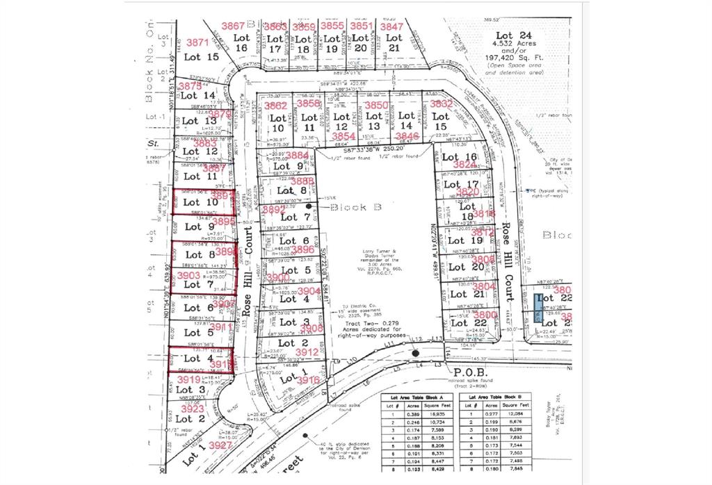 Rose Hill Add - Land