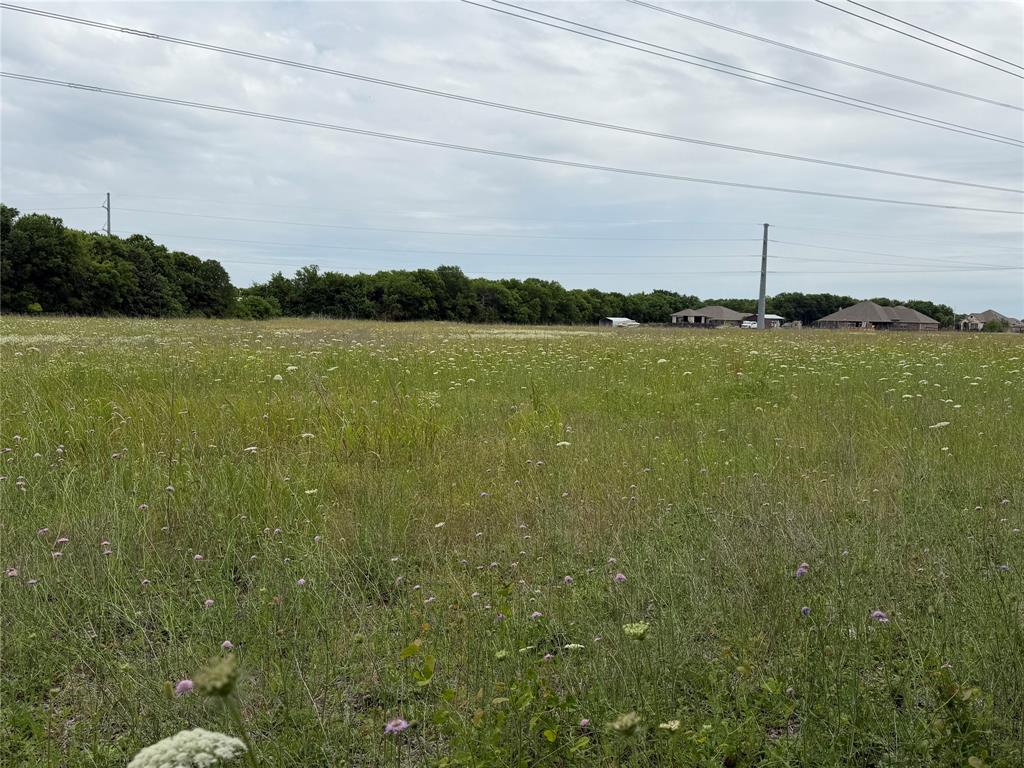 No deed restrictions allows for possible home and business opportunities.  This property is shaped like an L so there is a lot of land behind the homes in the pictures.   would make a great mini ranch.  Approximately 4 acres could be used for a house, barns or workshops.  The rest can be used for crops or livestock.  An excellent location.  Priced below appraisal due to the power lines. There are nice custom homes all around this property.   A small business is just down the road.   Some Trees along the borders.