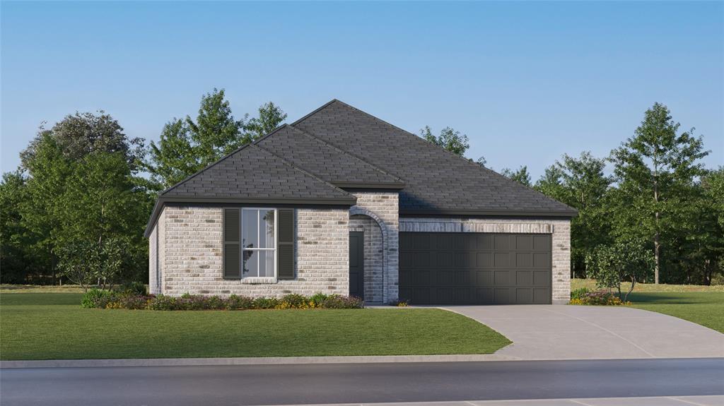 This single-story home shares an open layout between the kitchen, nook and family room for easy entertaining, along with access to the covered patio for year-round outdoor lounging. A luxe owner's suite is at the back of the home and comes complete with an en-suite bathroom and walk-in closet, while three secondary bedrooms are near the front of the home, ideal for household members and overnight guests.