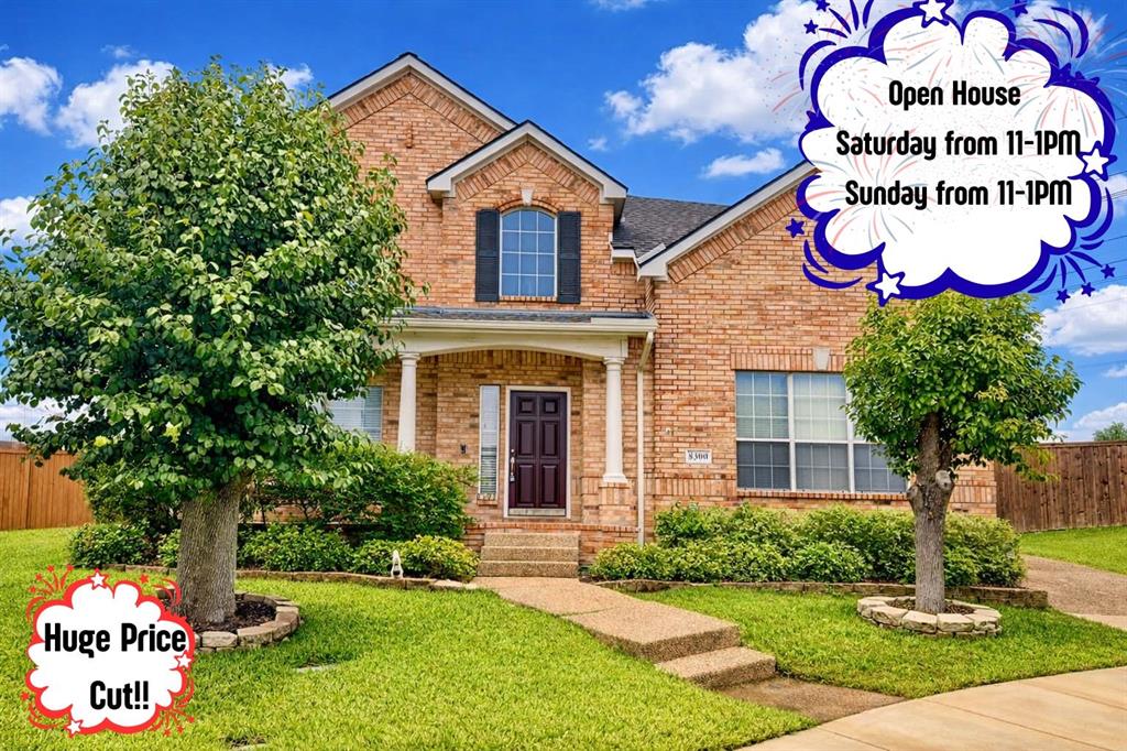 Step into sophistication in this beautifully remodeled 4-bedroom, 3-bath home, where timeless design meets modern luxury. The grand foyer welcomes you with tall ceilings and abundant natural light, setting the tone for the home’s airy, upscale ambiance. The open yet thoughtfully divided floor plan offers seamless flow between living spaces while maintaining distinct zones for comfort and privacy. The downstairs offers a refined, open flow with rich LVP dark-wood flooring and elegant architectural details, while the subtle room divisions create a sense of both connection and defined living spaces.
The chef’s kitchen is a showpiece—completely redesigned with new white cabinetry, quartz countertops, and a beautiful mosaic backsplash that adds texture and sophistication. Upstairs, the spacious primary suite feels like a private retreat, featuring two separate closets and a large bathroom that you can turn into your own private retreat. You'll also find two well-appointed secondary bedrooms upstairs, each with impressively large closets that enhance the home’s livability. A guest bedroom and full bath downstairs provide flexibility for visitors or multi-generational living.Outside, enjoy the covered front porch, large backyard patio, and corner-lot curb appeal that make this home perfect for entertaining or quiet evenings outdoors. Nestled in a desirable pocket of Irving, this residence offers exceptional convenience—just 15 minutes from DFW Airport and ideally positioned between Dallas and Fort Worth. With major highways nearby, you’ll enjoy effortless access to city life while savoring the tranquility of a well-maintained, elegantly appointed home.