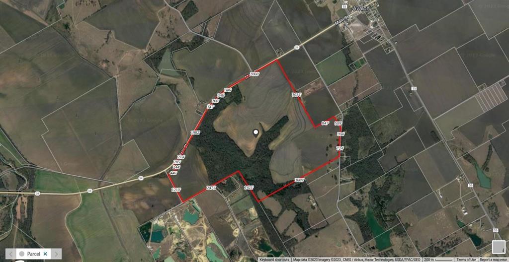 Large, 468.029-Acre (per CAD) tract fronting Texas Highway 34 between Avalon and Italy, with additional frontage on Sandtown Road and Jack Eastham Road.  Some of the property appears to be in the floodplain, please check the images.
BUYERS, PLEASE NOTE: Property condition is UNKNOWN, utilities are UNKNOWN, easements are UNKNOWN.  No survey available, schools to be verified by buyer.  No disclosures available.  Property may be under agricultural lease, crops will be retained by lessee and not convey.  Real estate signs may or may not be present.
Property shows a Jack Eastham Road address in the CAD rolls.