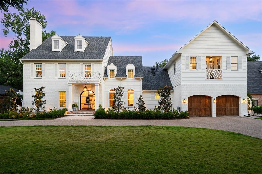 Discover Southern charm and modern luxury in this reimagined Colonial estate meticulously renovated and expanded in 2025 by MF Designs. Set on nearly half an acre in Preston Hollow, this home showcases remarkable architectural details and seamless indoor-outdoor living. 

The entry is flanked by a formal living room with coffered ceilings, a gas fireplace, and a dining room with grasscloth wallpaper. The expansive family room with built-ins and a gas fireplace overlooks the backyard and connects to a formal bar with a wine fridge, sink, and dishwasher drawers to enhance entertaining.

The gourmet kitchen features Calcutta gold marble countertops, a custom AGA range, dual refrigerator and freezers, a pebble ice maker, dual dishwasher drawers and water bottle refill station. The breakfast room opens to a covered outdoor verandah with remote screens, heaters, and an outdoor kitchen.

The game room with golf simulator, bar, safe room and full bathroom open to the screened verandah and outdoor kitchen enhancing entertainment opportunities. 

The first-floor primary suite is a private retreat with a sitting area, dual walk-in closets, and a spa-like bathroom with garden tub, steam shower, heated floors, and private water closet. Also on this level is a guest bedroom with an ensuite bath, powder bath, utility and mud room.

The second floor includes a workstation, four secondary bedrooms, a media room with built-in bunk beds, a library with a balcony, a fully equipped gym with ballet barre, and a spa with sauna and steam room. A second utility room and powder bath complete this level. 

Outdoors, find a covered and screened verandah leading to a turfed backyard with a putting green and a sport court or full pickle ball court. Additional features include an oversized two-car garage, fire suppression system, five-zone HVAC, and smart home upgrades. 

This rare offering is an exceptional opportunity in one of Dallas’ most prestigious neighborhoods.