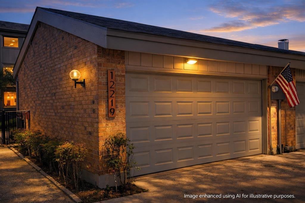 0.7 miles to Valley View (search for Valley View and the Dallas Mavericks). You get current and future entertainment access without the congestion of being in the immediate entertainment district. This thoughtfully designed, spacious, and ideally located townhome is ready for an owner or renter. Oversized rooms without wasted space, two-car garage, and an intuitive floorplan make daily living comfortable. The well-maintained interior is genuinely move-in ready, while - thoughtful updates - will significantly increase the property’s aesthetic appeal. If you've enjoyed shows like Fixer Upper, you have imagined putting your personal touch on a home. Both upstairs bedrooms feature full ensuite bathrooms and highly useful closets. Walk-in shower in Primary. This tucked away neighborhood with a single point of entry affords close proximity to functional and convenient amenities! Professionally maintained exteriors preserve the neighborhood’s timeless look, while American flags fly proudly throughout the neighborhood. The community features an expansive multi-acre greenbelt (perfect for enjoyable, soft-on-the-feet dog walks), a convenient clubhouse for gatherings, a genuinely swimmable pool, and tennis courts. Butterflies and hummingbirds pollinate the abundant foliage, while dragonflies patrol for the unwanted. The mature Live Oak, Japanese Maple, and Crape Myrtle provide shade and extravagant color throughout the year. You’ll be next to multimillion dollar homes, at a fraction of the price. Bring your imagination to update this well-maintained fantastic deal in the best kept oasis in Dallas.