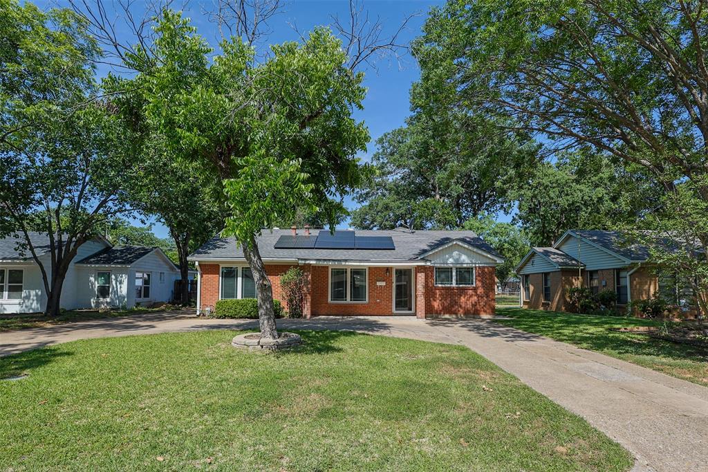 Welcome home to this beautifully updated and well-maintained brick residence in the heart of River Oaks, zoned to Castleberry ISD and just minutes from Downtown Fort Worth and Westworth Village. This inviting home offers 3 spacious bedrooms and 2 full bathrooms, along with a 2-car garage and a lush, well-kept yard perfect for relaxing or entertaining.

Inside, you’ll find a thoughtfully renovated interior featuring granite countertops, built-in wood cabinetry, and an eat-in kitchen with a breakfast bar that opens seamlessly to the family room—creating a warm and functional living space. The kitchen offers ample cabinet storage and a layout ideal for everyday living and hosting guests. 

Recent updates include a new HVAC system installed in 2026 and updated windows, providing added comfort and efficiency. The home is also equipped with solar panels and a Tesla Power Wall, offering energy savings, increased efficiency, and the potential for lower monthly utility costs while adding long-term value. See private remarks for more details. 

The expansive backyard offers plenty of room to enjoy the outdoors, garden, or create your own private retreat. 

This move-in ready home combines charm, modern updates, and a prime location—making it a must-see!