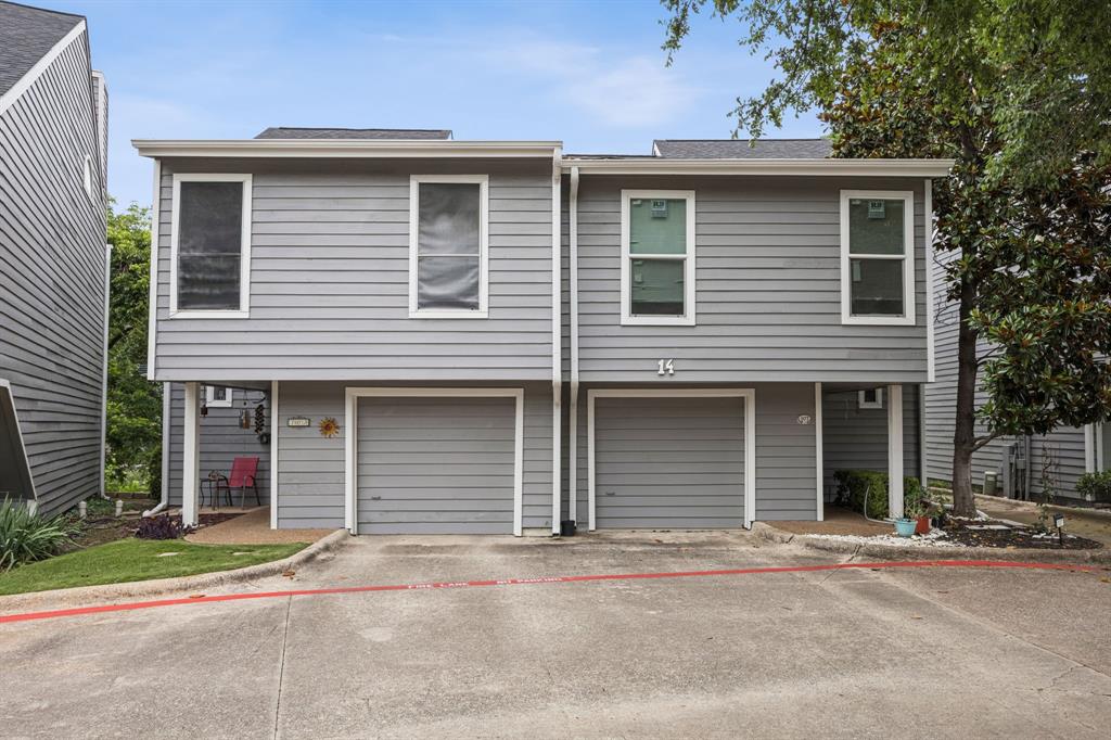 Wonderful & Charming Condo with Nature Views, a Private Garage, and Richardson ISD—Yes, Please!

Welcome to this beautifully maintained condo that perfectly blends serene nature views with the convenience of city living. Nestled in a quiet community and zoned to highly sought-after Richardson ISD, this home checks all the boxes—including a private garage!

Step inside and instantly feel at home. The spacious downstairs primary suite is a true retreat, offering peace and privacy after a busy day. Upstairs, you’ll be greeted by soaring ceilings, an abundance of natural light, and an open, airy layout that invites relaxation and comfort.

The second level also features a generously sized bedroom—currently set up as a crafting haven—and a full bathroom. Just off the dining area, step out onto a beautifully updated deck (renovated ~4 years ago) where you can enjoy tranquil views of the creek and lush greenbelt below—your own little slice of nature.

Enjoy year-round comfort with dual-zone HVAC systems: the upstairs unit was replaced approximately 4 years ago, and the downstairs unit was updated just 6 months ago.

The HOA has been proactive in community upkeep, with recent enhancements including exterior painting, new gutter systems with drainage leading to the creek, and routine maintenance of the roof and skylights.

Bonus: Washer, dryer, and refrigerator are included—move-in ready!

Don’t miss this opportunity to own a peaceful retreat with urban convenience and top-rated schools. Schedule your showing today!