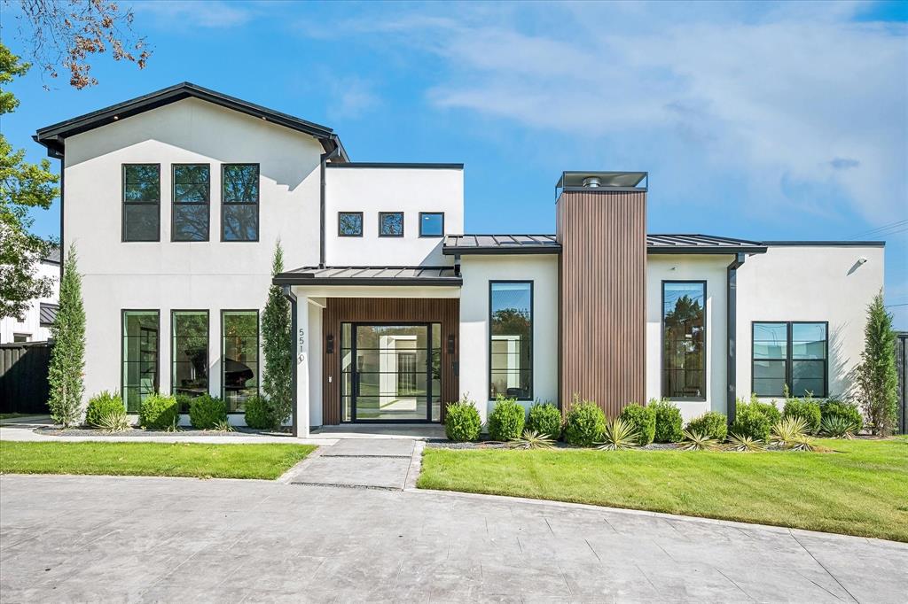 Experience modern luxury in this stunning new construction home completed in 2025 by Made Construction, where exceptional craftsmanship, clean architectural lines, and sophisticated design create the perfect balance of elegance and functionality. Designed for today's lifestyle, this open-concept floor plan is filled with abundant natural light, soaring ceilings, and designer finishes throughout. The heart of the home is a spectacular chef's kitchen featuring Porcelanosa cabinetry, premium appliances, an oversized island, and seamless flow into the spacious living and dining areas—ideal for everyday living and effortless entertaining. The thoughtfully designed floor plan offers 5 bedrooms, including a luxurious primary suite on the main level with a spa-inspired bath and expansive walk-in closet, along with a secondary guest suite downstairs. A private home office provides the perfect work-from-home space, while three additional bedrooms upstairs offer comfort and privacy.Enjoy exceptional flexibility with multiple living spaces, including an upstairs game room, media room, and additional family room, providing room for everyone to relax, entertain, or unwind. Step outside to your own private resort-style backyard featuring a sparkling pool, covered outdoor living area, fully equipped outdoor kitchen, putting green, and low-maintenance turf, creating the ultimate setting for year-round entertaining. Additional luxury amenities include a 3-car garage with epoxy flooring, abundant storage, electric vehicle charging capability, and a private electric gate. Every detail has been thoughtfully curated to deliver modern comfort, timeless style, and exceptional functionality. Ideally located near private schools, premier shopping, dining, and major commuter routes, this exceptional luxury residence offers the perfect combination of modern design, energy efficiency, indoor-outdoor living, and move-in-ready convenience.