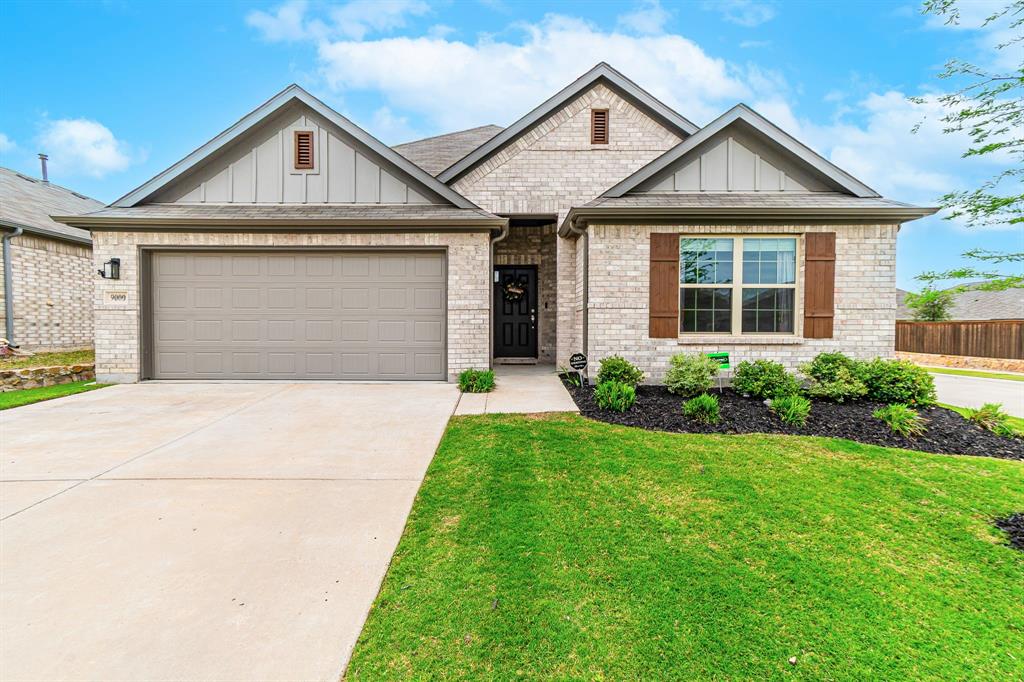 Move-in ready single-story home built in 2023 in the Copper Creek community of Fort Worth. This 4-bedroom, 2-bath home offers an open-concept layout with abundant natural light, vaulted ceilings, and wood-look tile flooring throughout the main living areas. The kitchen features granite countertops, painted cabinetry, gas cooktop, large island with sink, walk-in pantry, and seamless flow into the living and dining spaces, making it ideal for everyday living and entertaining.

The split-bedroom layout provides added privacy, while the flexible front room can serve as a home office, second living area, playroom, or guest space. The private owner’s suite includes a bay window, dual vanities, walk-in closet, and access to the covered patio.

Additional highlights include a tankless water heater, decorative lighting, separate utility room, 2-car garage, and community amenities including a pool, playground, jogging trails, fishing areas, and sidewalks. Conveniently located near shopping, dining, major highways, and Eagle Mountain-Saginaw ISD schools, this home offers the benefits of newer construction without the builder wait.