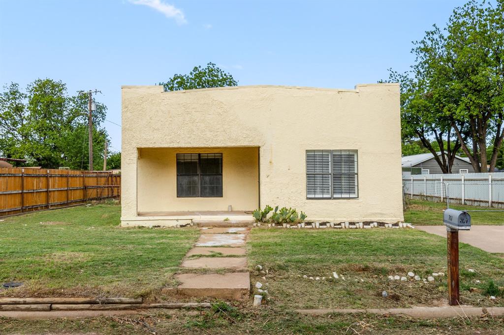 Nice, move-in ready 2-bedroom, 1-bath home with 1,428 square feet in a great location for the area. This property has had several important updates, including a new HVAC system, renovated bathroom, and fresh exterior stucco and paint. Inside, you’ll find large living spaces, hardwood floors, and a practical kitchen with plenty of storage and charm. The home is comfortable as-is, with plenty of opportunity to make it your own over time. Outside features include a detached 2-car carport, separate shop, and a spacious yard with room to enjoy. Clean, solid, and well cared for.
