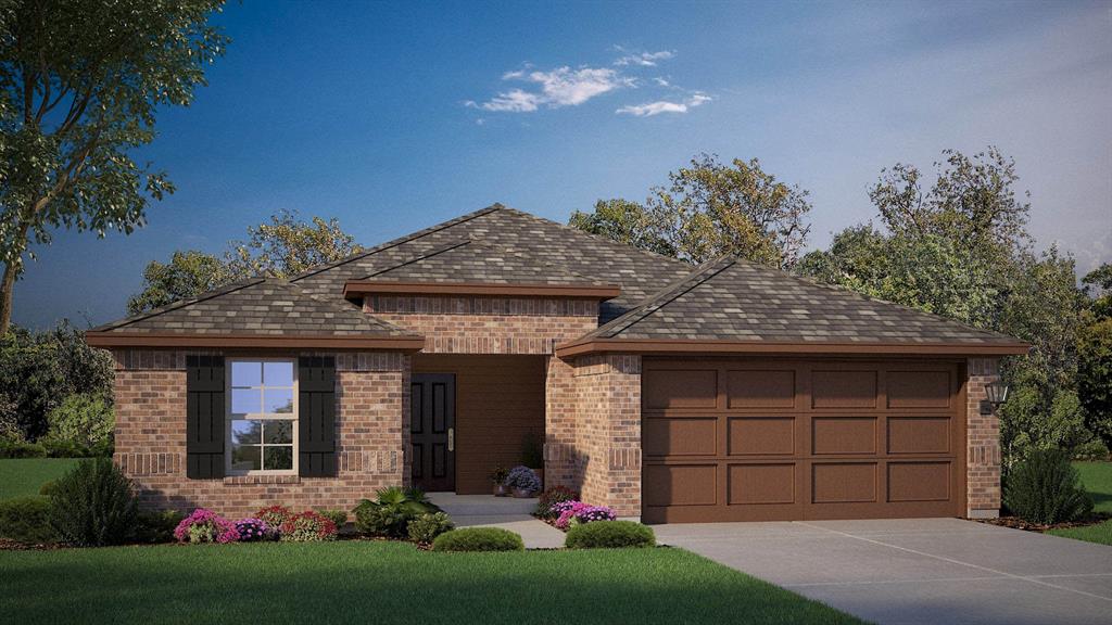 Beautiful new D.R. Horton home in the Townes Landing community located in Fort Worth and Everman ISD! The single-story Denton floorplan, Elevation A, with an estimated Summer completion, offers 3 bedrooms, 2 bathrooms, and a 2-car garage, featuring an efficient open-concept layout designed for comfortable everyday living. The family room, dining area, and contemporary kitchen flow together seamlessly, creating a bright and inviting space ideal for entertaining and gathering. The well-appointed kitchen includes quartz countertops, 36” upper cabinets with hardware, stainless steel appliances, a gas range, stainless steel sink, center island, and a walk-in pantry for practical storage. The private primary suite features an en-suite bath with dual quartz vanities, a 5-foot oversized shower, and a walk-in closet conveniently located off the bathroom. Two secondary bedrooms and a full bathroom with a quartz vanity top provide comfortable accommodations for family members, guests, or a home office. Luxury vinyl plank flooring extends throughout the main living areas and wet zones, combining durability with easy maintenance. This home is built with energy-efficient construction and includes America’s Smart Home Technology for modern comfort and everyday convenience. Exterior features include a professional landscape package, full sprinkler system with rain sensor, privacy fencing, and more. Residents of Townes Landing enjoy convenient access to I-35W, making commuting to major employers, shopping, dining, and entertainment a breeze. Downtown Fort Worth is just a short drive away, and DFW International Airport is approximately 30 minutes from your doorstep, placing you right in the heart of Tarrant County living.