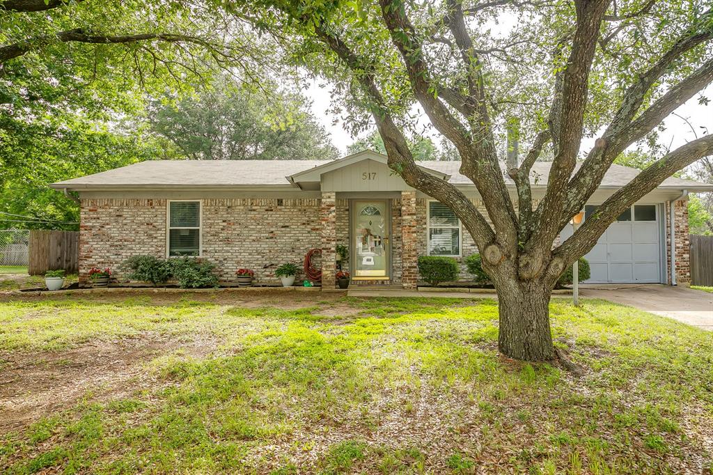 Welcome to this quaint 2-bedroom, 1-bathroom home nestled in a peaceful neighborhood within the highly sought-after Burleson ISD. This delightful residence offers a perfect blend of comfort and functionality, making it an ideal choice for small families, first-time homeowners, or those looking to downsize.  As you step inside, you're greeted by a warm and inviting living area featuring stylish vinyl plank flooring that flows seamlessly throughout the home, providing both durability and aesthetic appeal.  The kitchen is not only charming but also practical, with a dedicated utility space that adds convenience to your daily routine. Whether you're cooking for family or entertaining guests, this kitchen is sure to meet your needs.  Enjoy the added flexibility of a bonus room, perfect for a home office, playroom, or additional living space. This versatile area adds to the home's functionality and charm.  Situated on a large lot adorned with mature trees, the outdoor space is perfect for relaxation and recreation. The expansive yard offers endless possibilities for gardening, play, or simply enjoying the tranquility of nature. A convenient storage shed in the backyard provides ample space for tools, equipment, or seasonal items, helping to keep your home organized and clutter-free.  Rest assured with the recent replacement of the air conditioner in September 2024, ensuring efficient cooling and comfort during warm Texas summers.  This home offers a unique opportunity to enjoy a peaceful lifestyle with the convenience of nearby amenities, schools, and community resources. Don't miss the chance to make this charming property your own. Schedule a viewing today and experience the warmth and potential this home has to offer!
