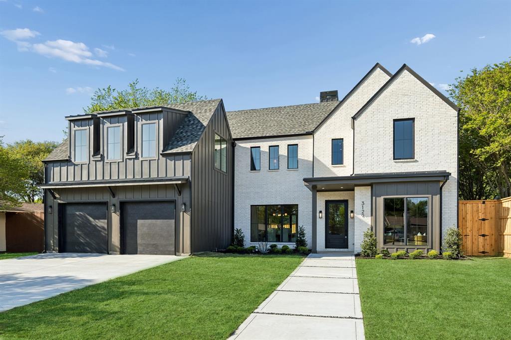 Experience elevated living in this stunning modern new construction that perfectly blends timeless design with today’s most sought-after finishes. From the moment you arrive, the striking curb appeal featuring painted brick, contrasting siding, and clean architectural lines sets the tone for what’s inside.

Step through the front door into a light-filled interior showcasing wide-plank hardwood floors, soaring ceilings, and an open-concept layout designed for both everyday living and effortless entertaining. The spacious living area centers around a sleek fireplace and flows seamlessly into the chef’s kitchen, complete with an oversized island, quartz countertops, custom cabinetry, designer lighting, and high-end appliances.

The thoughtfully designed floor plan includes a private study with custom wall detailing—ideal for working from home—as well as a functional mudroom with built-ins for added convenience. The luxurious primary suite offers a serene retreat with a spa-inspired bathroom featuring a frameless glass shower, dual vanities, and elegant finishes.

Upstairs, you’ll find generous secondary bedrooms and flexible living space perfect for a game room, media room, or additional lounge area. Large windows throughout the home flood each room with natural light, creating a bright and inviting atmosphere.

Additional highlights include a dedicated laundry room with built-in cabinetry, designer fixtures throughout, and a spacious backyard with privacy fencing—ready for outdoor entertaining or future customization.

This home delivers the perfect combination of style, function, and comfort in a beautifully crafted package. A must-see for buyers seeking modern luxury with thoughtful design in every detail.
