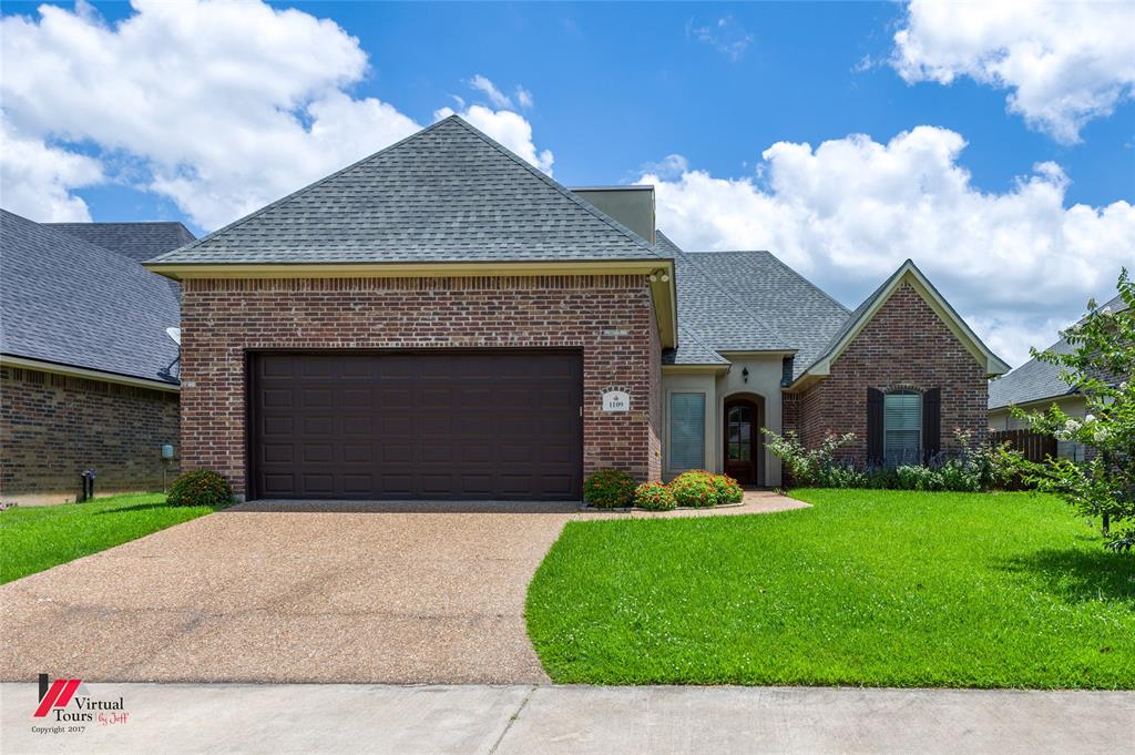 This move in ready home is ready for new ownership, with fresh paint and a functional living space, you are sure to get more bang for you buck here at 1109 Laurel Creek in Norris Ferry Crossing!  Featuring 4 bedrooms and 3 baths, the flexible floor plan includes a private upstairs bedroom with an en suite bath—perfect for guests, teens, or a home office. The spacious living area flows seamlessly into the kitchen and dining spaces, creating an ideal layout for everyday living and entertaining. Step outside to enjoy the covered patio with a fireplace, perfect for relaxing year-round. Located in one of South Shreveport’s most desirable neighborhoods, this home offers comfort, functionality, and charm in a fantastic location.