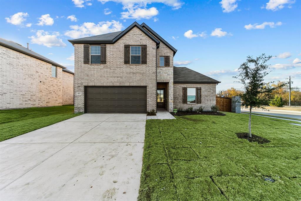 MLS# 21275816 - Built by Cambridge Homes, LLC - Sep 2026 completion! ~ 615 Forest Haven Dr. in Rolling Ridge Phase 2 showcases the Ellerdale floor plan with 5 bedrooms, 3 bathrooms, and 2,908 sq. ft. Designed for both comfort and entertainment, this spacious home includes a media room and a game room, perfect for family living in Van Alstyne, TX.