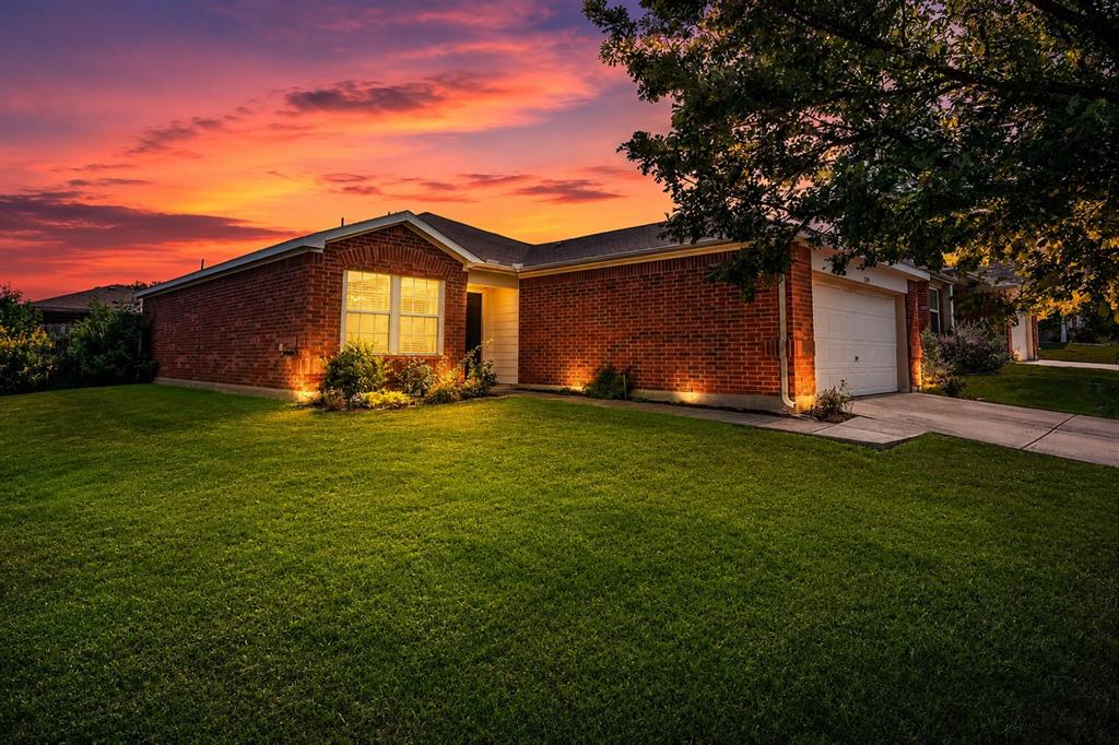 You don't want to miss this great home in Krum! Wonderful neighborhood with tons of charm. This home is ready for new owners to put their personal touches. Lots of natural light with all the windows. Nice sized pantry and large primary closet! There are peach trees in the backyard and a shop. The shop is 10' x 12' with a loft. (2023) Come check it out!
The seller is offering a $2,000 credit for new carpet with an acceptable offer.
