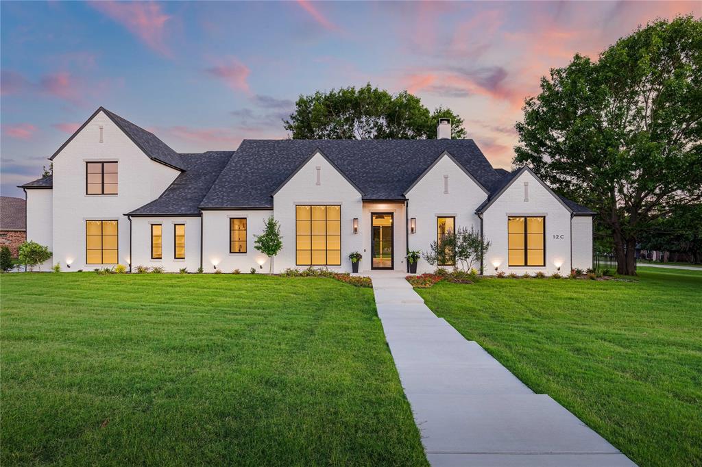 Welcome to your dream home nestled in the tranquil Rhea Mills Estates, where luxury living meets spacious serenity. This exquisite new construction masterpiece by Jesse Adams Custom Homes, stands proudly on a sprawling 1-acre lot. Discover unparalleled elegance, showcasing custom white oak cabinetry, quartzite countertops, and white oak hardwoods. Every detail reflects sophistication, from clad encasement windows to designer lighting and plumbing fixtures. This home features an open entertaining floor plan that seamlessly integrates living, dining, and kitchen areas. Culinary enthusiasts will revel in a symphony of Sub-Zero and Wolf appliances, crowned by a large gathering island. Four first floor tranquil bedrooms offer restful retreats, including an expansive owner's suite with a spa-like bath. Adtl luxuries include primary and secondary offices, an expansive 2nd floor game room with full bath, inviting outdoor living and kitchen space, 3-car garage, no MUD, PID, or HOA. Prosper ISD.