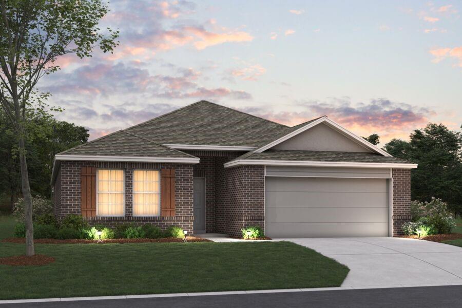 Built by M-I Homes. Welcome to 14045 Ladbroke Street, Pilot Point, TX — a new construction single-story home built by M-I Homes. This home offers 4 bedrooms and 2 bathrooms in a thoughtfully designed floorplan that delivers both comfort and functionality.

Step inside to discover an open-concept living space that connects the main living areas seamlessly, creating an inviting atmosphere for everyday living and entertaining. The quality of design is evident throughout, with carefully selected finishes and a layout that maximizes the flow of natural light.

Key Features:

4 bedrooms and 2 bathrooms
New construction by M-I Homes
Open-concept living space
Spacious owner's bedroom with en-suite bathroom
Covered patio for outdoor relaxation
The owner's bedroom provides a private retreat complete with an en-suite bathroom designed for comfort and ease. The remaining 3 bedrooms offer generous space, making this home well-suited for families or those who need dedicated rooms for guests or a home office.

Outside, the covered patio extends the living space and provides a shaded area to enjoy the outdoors. The surrounding neighborhood offers a welcoming environment with proximity to parks, giving residents convenient access to green spaces and recreational opportunities.

This move-in ready home combines quality construction with a practical design that meets the needs of today's homeowners.

Schedule your visit today!