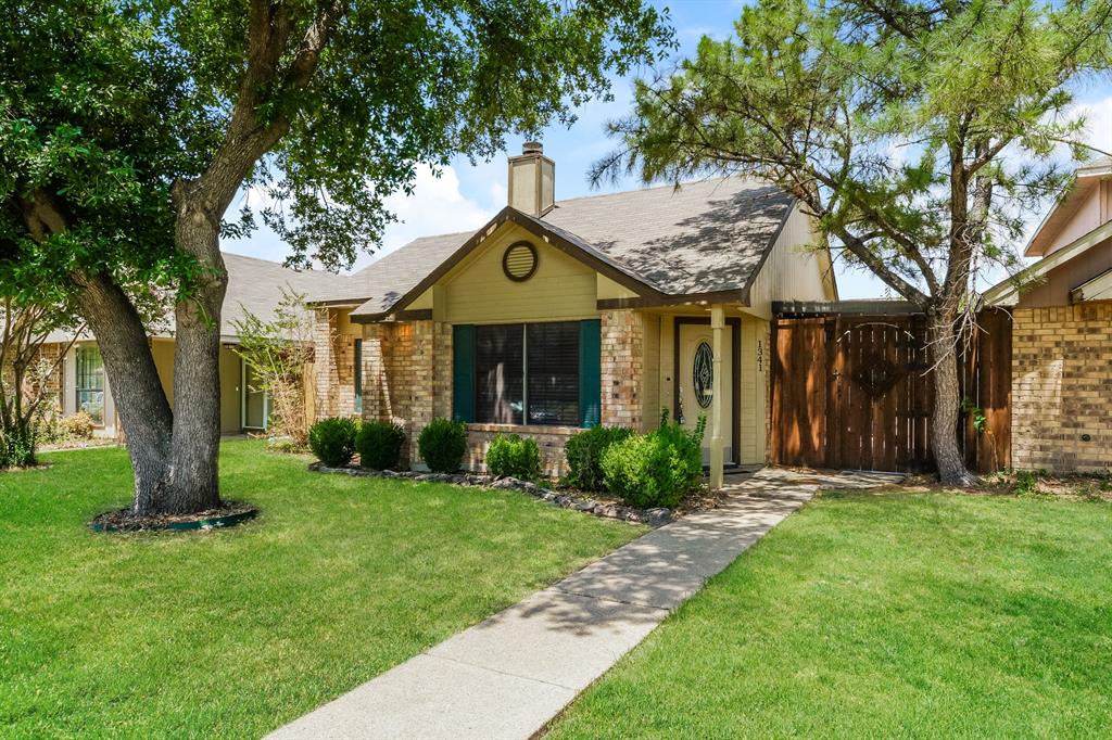 This well-maintained home is a true gem, featuring a large living area and spacious master bedroom suitable for substantial furniture. It offers a cozy and ideal starting point for homeownership. The third bedroom is thoughtfully set up for internet connectivity. There are two patios, one uncovered and secluded, perfect for enjoying morning coffee, and the other covered, providing a fantastic space for BBQs and entertaining.  Bathrooms have been updated, and the home is adorned with decorative lighting. The living area boasts a wood-burning fireplace, the third bedroom directly off the master BR serves as a versatile space for workouts or home office. The backyard is easy to maintain, with a covered patio perfect for outdoor grilling. The garage has epoxy floors and galvanized steel half walls, providing a great hangout. Conveniently located 1 mile from Baylor S&W Medical Center Sunnyvale, with easy access to Hwy 80 and just 15 miles east of downtown Dallas.