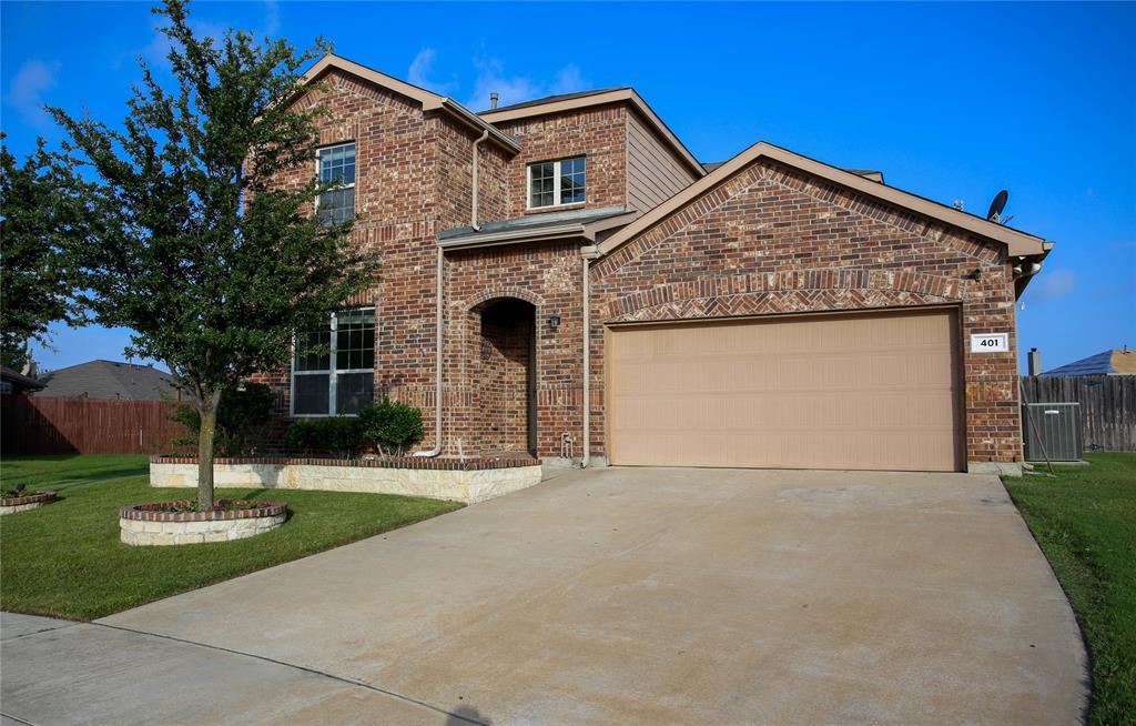 GORGEOUS! cul-de-sac home on oversized lot in Mistletoe Hills, this 4 bedroom 3 bath home has so much to offer! Crown molding throughout, vaulted ceilings, arched entryways, granite counter tops, stainless steel appliances, 5 burner gas cooktop & oven, island, and a breakfast bar. First floor ensuite with a double sink vanity, separate walk-in shower and generously sized walk-in closet. Upstairs features an open living room and media room. Large backyard with an inground heated pool, hot tub large enough to seat 10, and a spacious deck. Come see this spacious home that's minutes away from highway and shopping, in the desirable Burleson, ISD school district!