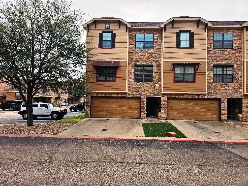 Fabulous 2 Bedroom, 2.5 Bath Bandera Ranch Condo – Perfect for Investors or Baylor Families.  Bandera Ranch, which a fully gated community, is an ideal investment property or the perfect home for Baylor students, parents, or faculty.  Would make a great game day property.  Conveniently located just a few blocks from Baylor University, it is in close proximity to the Magnolia Silos and Downtown Waco.  This property offers comfort, convenience, and great rental potential. This unit includes kitchen appliances, and a washer and dryer.  The 2-Car Garage is on the 1st floor of this unit, with easy walk-up to the Living Room, Dining Room, Kitchen & Half Bath located on 2nd floor.  2 BRs and 2 Baths are located on the 3rd floor.  The residents of Bandera Ranch enjoy an array of resort-style amenities, including: Business Center & Game Room, Fitness Center & Lounge with Fireplace, Jogging Trail & Putting Green, Swanky Resort-Style Pool with Spa, Basketball & Sand Volleyball Courts, Beautifully Landscaped Grounds & 24-Hour Emergency Maintenance.  One of the best student communities near the Baylor Campus.  Typical monthly rent for this type of unit is $1,750 to $1,780.  Unit is currently vacant and ready to be occupied.