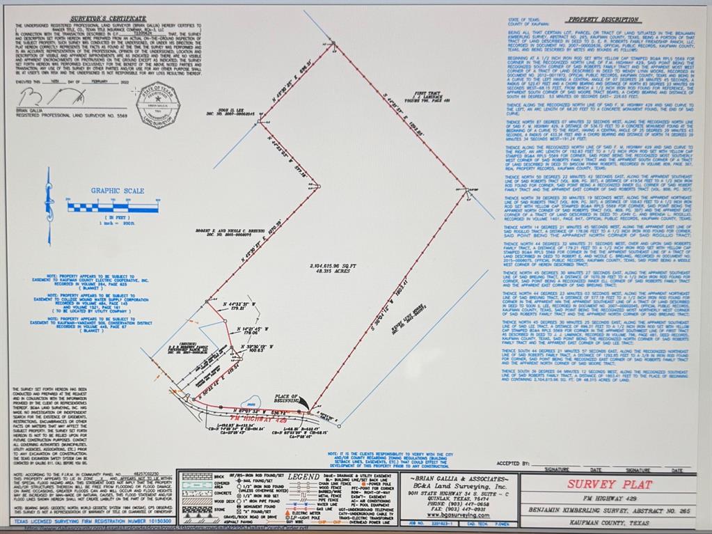 A0265-BENJ KIMBERLING - Land