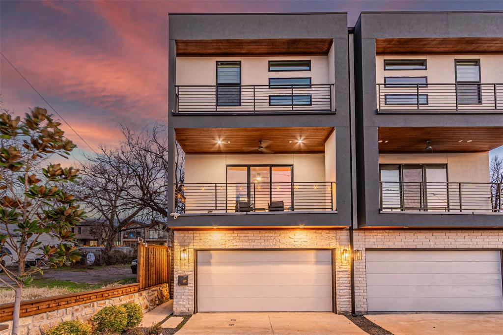 *INVESTMENT OPPORTUNITY* Both sides of the duplex at 2310 & 2312 Wycliff are offered together, presenting a rare opportunity to own a full income-producing property in a prime Oak Lawn-Medical District locations. This custom three-story residence delivers luxury living with designer finishes and high-end upgrades throughout. Each side features 4 bedrooms and 3.5 baths, a versatile flex space wet bar, hardwood floors, custom blinds, and a full-size laundry room. Enjoy a private backyard  8-foot privacy fence, along with a two-car garage and keyless entry for added convenience. CURRENT LEASE TO TRANSFER WITH SALE 6.27.