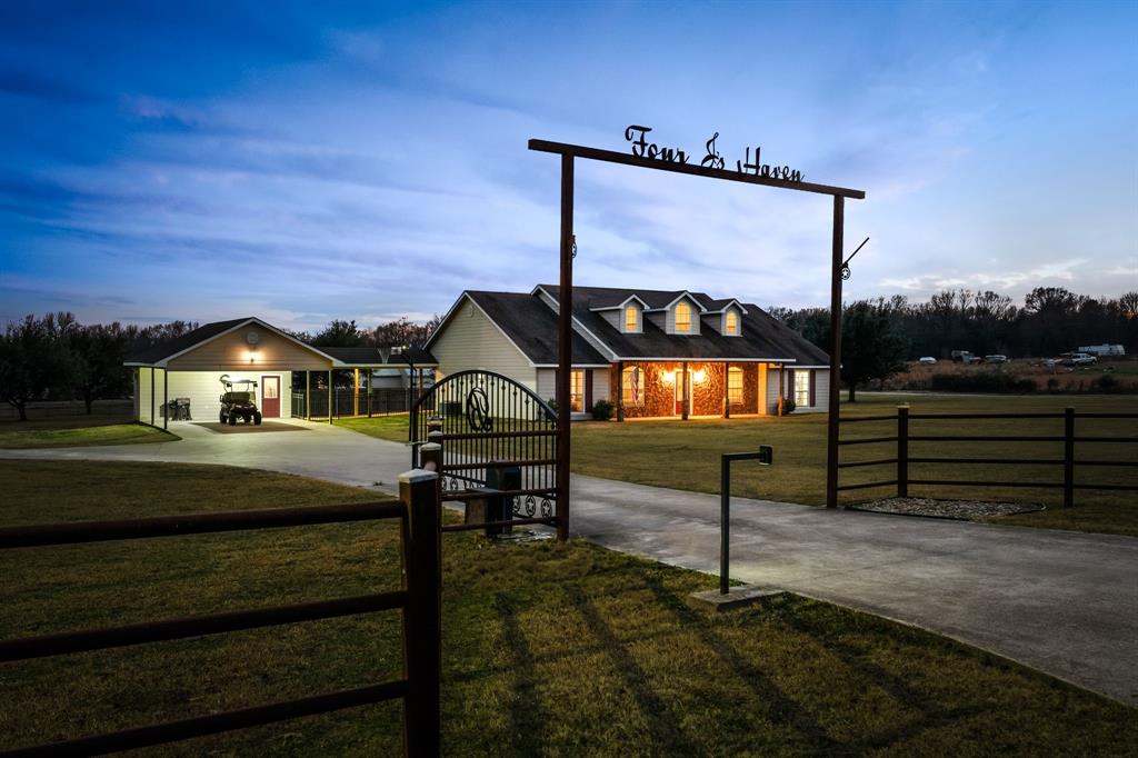 Escape to peaceful country living in this immaculate 4 bedroom, 2.5 bath home with a dedicated office, situated on 2.37 scenic acres in Alba ISD. Exceptionally well cared for and move-in ready, this property offers comfort, function, and the charm of a beautiful rural setting just minutes from legendary Lake Fork. The home features a relaxing back patio overlooking a generous fenced backyard, perfect for children or pets, along with a 2-car carport and attached workshop area. For added versatility, the property also includes an RV awning with 30-amp and 50-amp service, plus water and septic hookups. There is also a $10,000 buyer concession paid with full price offer closed by August, 1 2026.