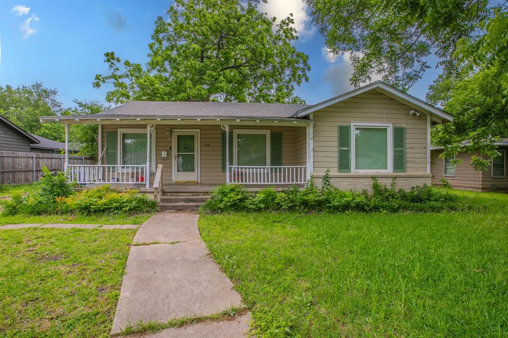 Welcome to this charming 3-bedroom, 1-bath home located in the established Dean Highland Elementary neighborhood of Waco. A spacious covered front porch creates a warm and inviting first impression, perfect for relaxing and enjoying the surrounding neighborhood atmosphere. Inside, large picture windows fill the home with natural light, highlighting the original wood floors that bring timeless character and warmth to the open living and dining areas.  The kitchen provides both functionality and flexibility with a natural gas stove, stainless steel dishwasher, and microwave, along with an existing outlet already in place for an electric stove if preferred. Updated windows and central heat and air conditioning provide year-round comfort and energy efficiency.  Step outside to enjoy a private wooden patio ideal for entertaining, outdoor dining, or quiet evenings at home. Mature pecan trees provide beautiful shade throughout the property, while the fully fenced backyard includes a separate dog run and a storage building for added convenience.  Conveniently located near MacArthur and Hillcrest with easy access to shopping, dining, and everyday amenities, this home combines character, comfort, and location in one inviting package.