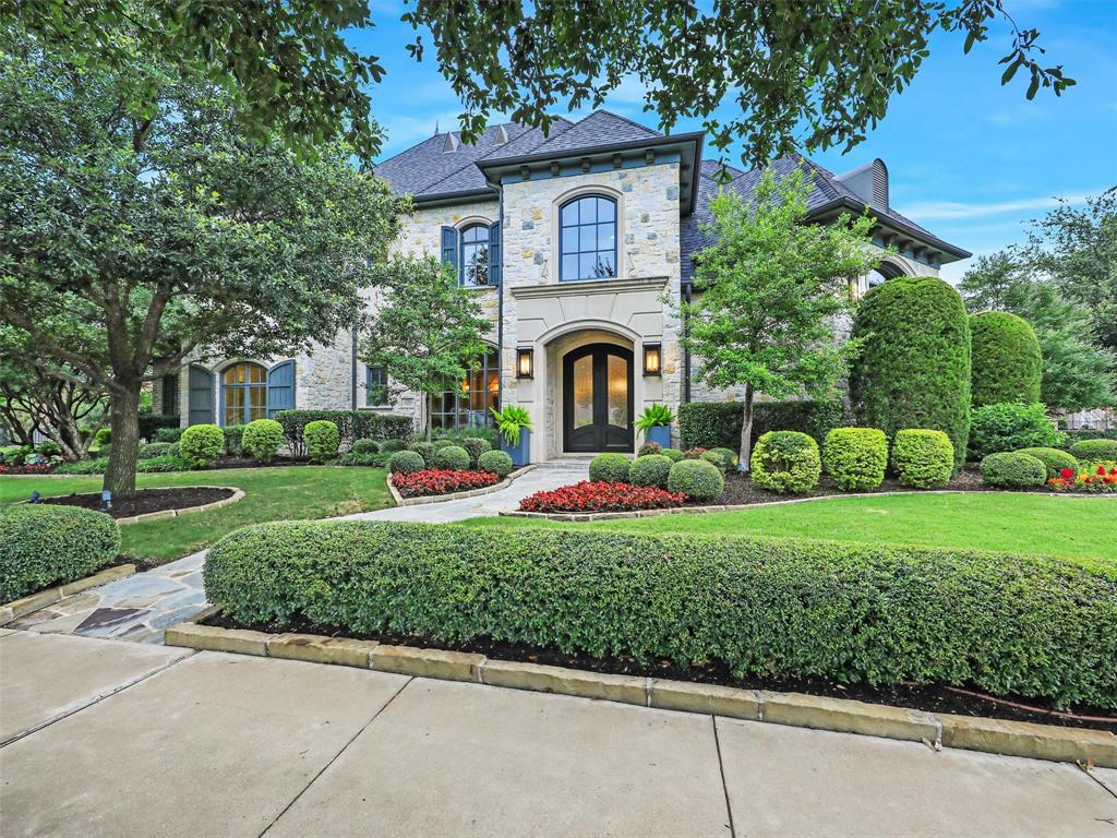 Exquisite Ron Davis Custom located across from the 1 acre Plaza Park in the exclusive gated community of Newman.This residence features a private true luxury backyard pool-spa oasis, & over 1,100+ sqft. of patio & balcony space. Gourmet Kitchen, Thermador professional applncs, marble island & CT,double butler's pantry,catering kitchen, & a smart center.Temperature Controlled Wine Cellar accommodating 250+ bottles, w-a corking station, natural stone walls, hexagon tile flring,& built-in wine storage.Extra-wide foyer w-2-story circular strs,hand-scraped Chevron inlay pattern hardwd flring,soft-glowing ceiling w-crown molding in the dining rm.Wall of windows,2-step fireplace.Raised study w-double French drs leading to a cast balcony w-iron balustrades overlking the Plaza.Master Ste w-Circular windows in the sttng area,Onyx marble vanity tops, travertine flrs, & an opulent shower.Game rm,bar w-sink,frig,dishwasher, media barrel-vault clng, w-metallic finish.Oversized flex space-exercise rm