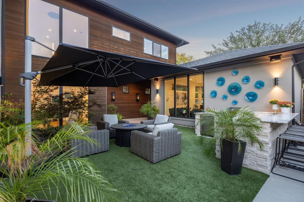 PRIVATE CASITA WITH 483 SF!!  A standout opportunity showcasing exceptional value: the private 483 sq ft casita—SF INCLUDED IN MAIN HOUSE SF—adds a meaningful bonus space with a full 1 bed, 1 bath layout, its own separate entrance (FRONT OF HOUSE), and courtyard views—creating true added value and flexibility for a private fourth bedroom for guests, rental income, or an office.  

A true showstopper: this property features two stunning outdoor living spaces—a charming courtyard with an outdoor kitchen, and a beautifully designed backyard oasis complete with a spectacular pool and luxurious hot tub—perfect for both intimate relaxation and unforgettable entertaining.  The main house is designed to bring it all together, with expansive sliding glass doors that open to both the courtyard and backyard—seamlessly connecting the indoor living with two outdoor spaces for effortless flow, natural light, and true indoor-outdoor living.  The layout features the primary and 2 additional bedrooms, thoughtfully located upstairs for added privacy and separation from the main living area.

Ideally located within the Private School Corridor, this property offers a rare balance of seclusion and accessibility.

A composed, design-forward residence that lives with quiet luxury.
Around $350,000 in upgrades by the owner.