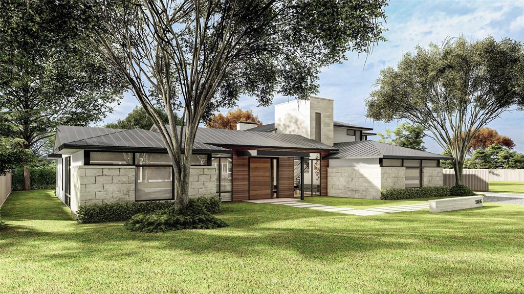 3rd qtr 2024! Home run by veteran builder Mark Siepiela will be ready for its 1st curator! Creative design & impeccable craftsmanship; the home lends a nod toward contemporary style. Textiles like wood-stone-hard coat stucco anchored by a handsome metal roof one will experience warmth often not found in this genre. Atmosphere is consistent on the interior w light wood cabinetry-one quarter sawn white oak floors-tall windows-high ceilings. Home is flooded with natural light & is the ideal backdrop for the versatility of this layout! Architectural elements like wood-clad floating walls suggest privacy without the feeling of isolation. Living spaces on the 1st floor offer multi-purpose functions & the kitchen-den, full prep-kitchen & Thermador or KitchenAid appliances will be the home’s HUB. Primary bedroom is private-separate shower-tub-vanities-monstrous closet. 2nd suite down. Covered back veranda-outdoor kitchen is generous! Upstairs 3 bedrooms & a fun living-game spot!
