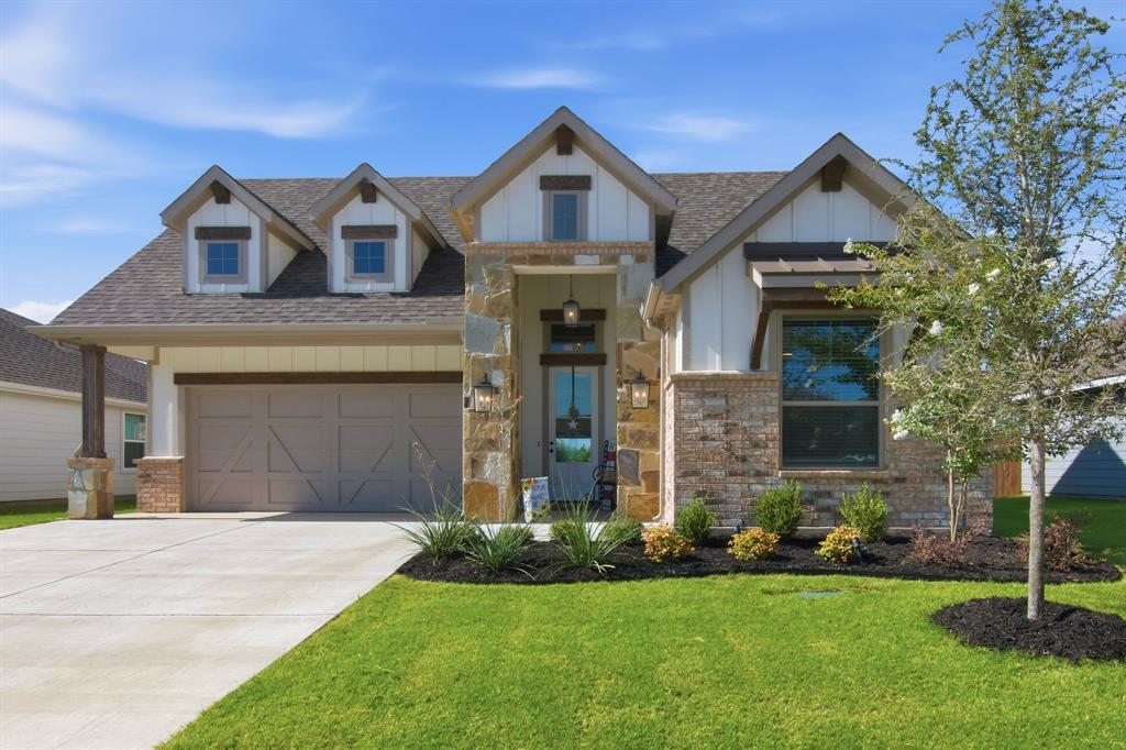 Better than new and meticulously maintained, this stunning 2024-built home offers 1,737 square feet of thoughtfully designed living space with 3 bedrooms and 2 bathrooms. Step inside to soaring 11-foot ceilings, wood look ceramic tile, upgraded carpet, ceiling fans throughout, and an inviting living room featuring an electric fireplace wrapped in beautiful Austin stone. The gourmet kitchen showcases granite countertops, GE Profile stainless steel appliances, a convenient mudroom, and abundant workspace, with matching granite finishes carried into both bathrooms.

The spacious primary suite is a true retreat with gorgeous, stained wood ceiling beams, a luxurious soaking tub, separate walk-in shower, and generous closet space. French doors lead to an extended covered patio complete with an outdoor fireplace and TV connection, creating the perfect space for entertaining or relaxing year-round.

Situated on a premium lot backing to peaceful green space, this home offers added privacy while being just minutes from shopping, dining, and entertainment. Located in highly sought-after Burleson ISD, this exceptional home combines modern luxury, quality upgrades, and an unbeatable location.