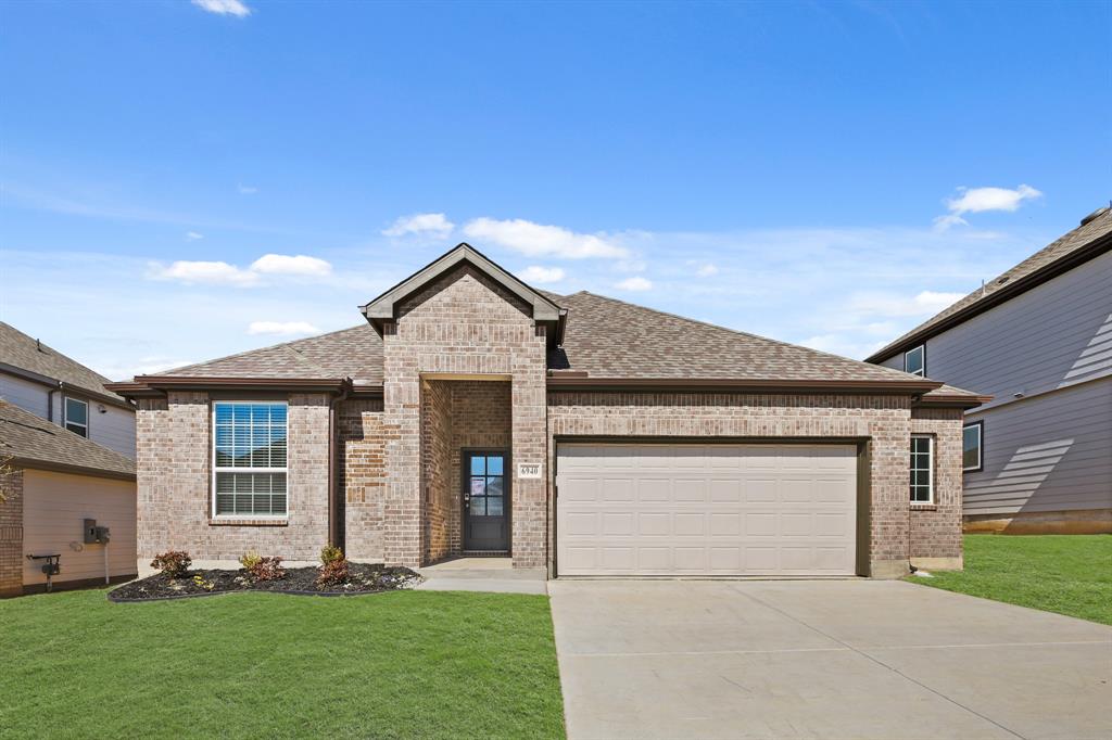Welcome to Rocky Creek Crossing, Legend's newest community in Fort Worth, TX! The Highlands floor plan is a charming 1-story home with 4 bedrooms, 3 bathrooms, and a 2.5-car garage. This home has it all, including privacy blinds, a fireplace at the family room, and vinyl plank flooring throughout the common areas. The gourmet kitchen is sure to please with 42-inch cabinets, granite countertops, and stainless-steel appliances! Retreat to the secluded Owner's Suite featuring granite countertops, an oversized shower, spacious walk-in closet, and tray ceiling for some dramatic flair! Enjoy the great outdoors with a covered patio! Don’t miss your opportunity to call Rocky Creek Crossing home, schedule a visit today!