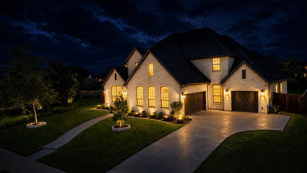 Stunning 4-Bedroom Home with Water Views in M3 Ranch, Mansfield

This spectacular 2-story brick home offers luxury and space on an 18,542 sq. ft. corner lot with breathtaking water views. Featuring 4 bedrooms, 4.5 baths, a study, downstairs media room with wet bar, game room, and an oversized covered patio, this home is designed for both comfort and entertainment.

Inside, you'll find soaring ceilings, rich wood floors, and a cozy fireplace, creating an elegant yet inviting atmosphere. The gourmet kitchen is a chef’s dream, equipped with built-in KitchenAid appliances, custom shaker cabinets, and a spacious island. The primary suite boasts an oversized bathroom with a free-standing tub, large shower, and dual walk-in closets for ultimate convenience.

Enjoy a 3-car split garage and a prime location just minutes from Mansfield’s vibrant downtown, Highway 287, and Heritage Parkway. With stunning water views and exceptional design, this home is a rare find!

Step outside and enjoy all that M3 Ranch has to offer—steps away from resort-style pools newly open in May 2026, scenic pond views, parks, and walking trails, all supported by an affordable HOA. This is true community living, where families connect and outdoor time is part of daily life.

Located in top-rated Mansfield ISD, with school bus pickup and drop-off right at your door, this home checks every box for convenience.

Schedule a tour today!
