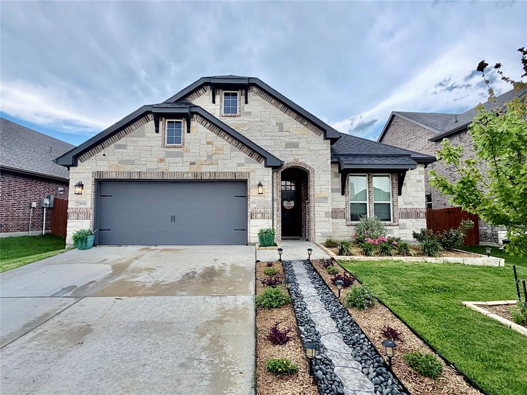 Welcome Home to 2008 Kelva! Built in 2024, this Energy Start Certified home has all of the upgrades. 3 full bedrooms and an office with a dedicated CAT6 outlet and electrical plugs on all 4 walls. Custom design throughout! From the beautiful kitchen to the spacious rooms, accented tile, upgraded lighting package, spray foam encapsulation and even a custom-built closet system in the primary ensuite bath, this home has it all. The cobblestone walkway with black mexican beach pebbles and floral gardens give that gorgeous curb appeal surely to make your neighbors jealous. For all of the listed upgrades, please check out TransactionDesk. Survey is available and, lucky you, the brand new shed in the backyard stays!