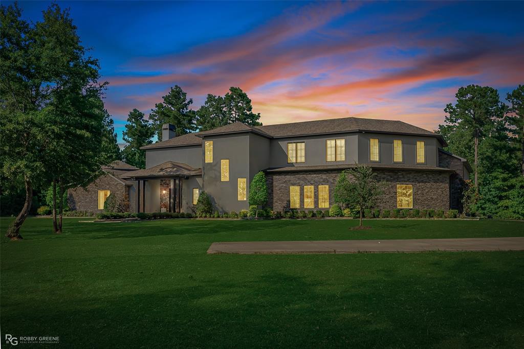 This beautiful, secluded, private estate in the woods of Pierre Point Estates in the N. Desoto School district is ready for its new owners! The home is over 6000sf and located on 16.1 acres with a gated fairytale like entrance. The land is cleared of five acres with a beautiful pond, treehouse, gated backyard and circle drive. The home has four bedrooms with a bonus room that could be a fifth bedroom, three full bathrooms and two half baths. Also, a large game room leading to the covered patio, a separate den, office and a gorgeous master suite. This home was built in 2017 with the highest energy efficiency qualities to date. An appraisal was done on the home and property in April of 2022 and appraised well over this list price. The home has too many wonderful features to name so come check it out or contact us for more details!