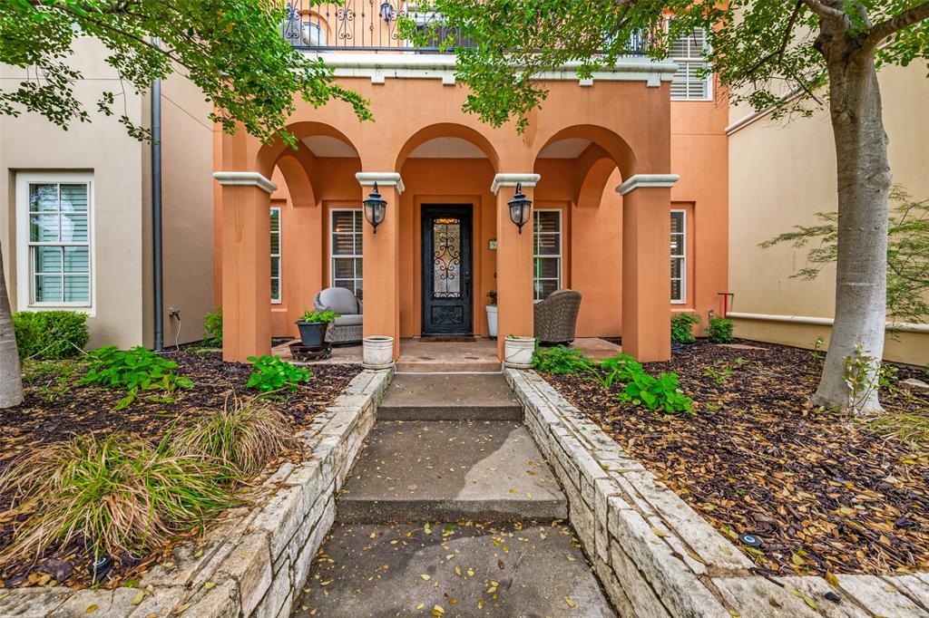 $20,000 PRICE IMPROVEMENT!     Rare opportunity in the Villages of Colleyville. This well-located residence sits directly across from the fitness center and backs toward Colleyville Park, offering a highly desirable setting in one of Colleyville’s most walkable lifestyle communities. Schedule a showing today.This Mediterranean-style condominium is situated in the heart of Colleyville and features elegant Tuscan-inspired architecture. The home offers high quality finishes, including hand-scraped hardwood floors, granite countertops, and a modern kitchen equipped with stainless steel appliances and a breakfast bar. Throughout the residence, you will find beautiful crown molding, solid core doors, and soaring ceilings. The spacious primary suite is located on the main floor, with an adjoining sitting-room or office area. Upstairs includes two additional bedrooms, two bathrooms, a second living or club room with gas fireplace a wet bar and convenient mini-fridge. The second floor also features a spacious media room. Residents can step outside to enjoy the Colleyville Library and Colleyville City Park or take a short walk to nearby shops and restaurants. Community amenities include a private pool, clubhouse, and fitness center conveniently located just across the street. This property is ideal for those seeking a low-maintenance, lock-and-leave lifestyle.